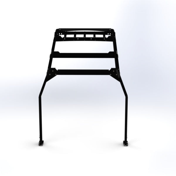 Black Suzuki Carry Rack Ladder Roof Rack for DB52T Model 1999-2002, featuring a sturdy design for enhanced utility.