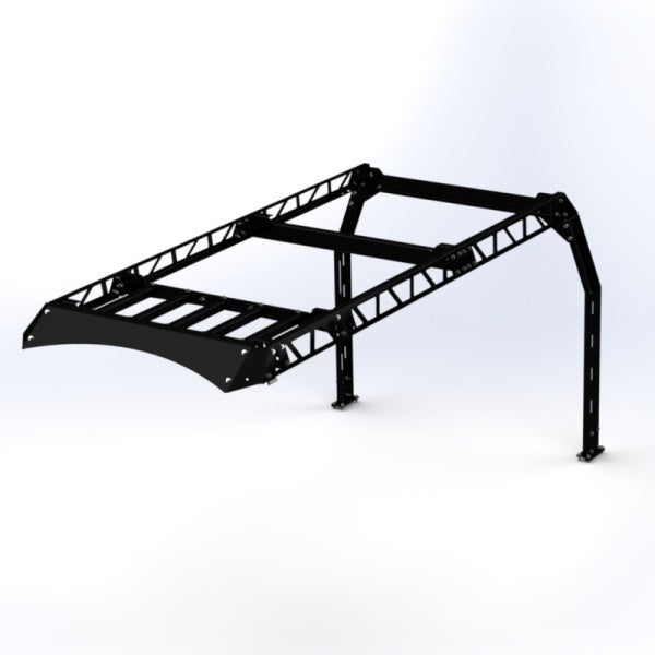 Black Suzuki Carry Rack Ladder Roof Rack for DB52T Model 1999-2002, featuring a sturdy design with crossbars and side supports.