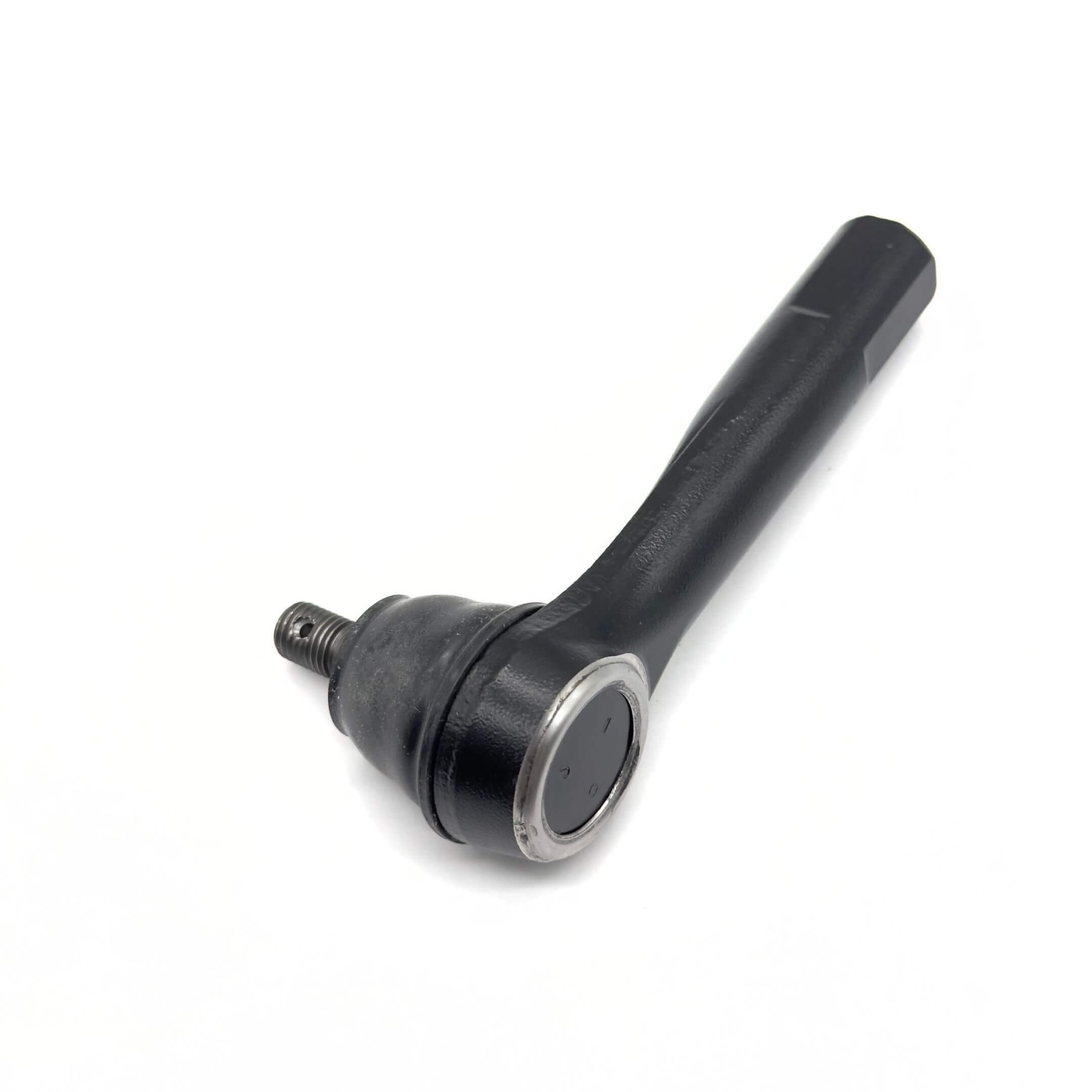 Tie Rod End - LH - Inner or Outer - Aftermarket for Subaru Sambar Wagon TW1, TW2 Models (1999-2012), black with metal accents.