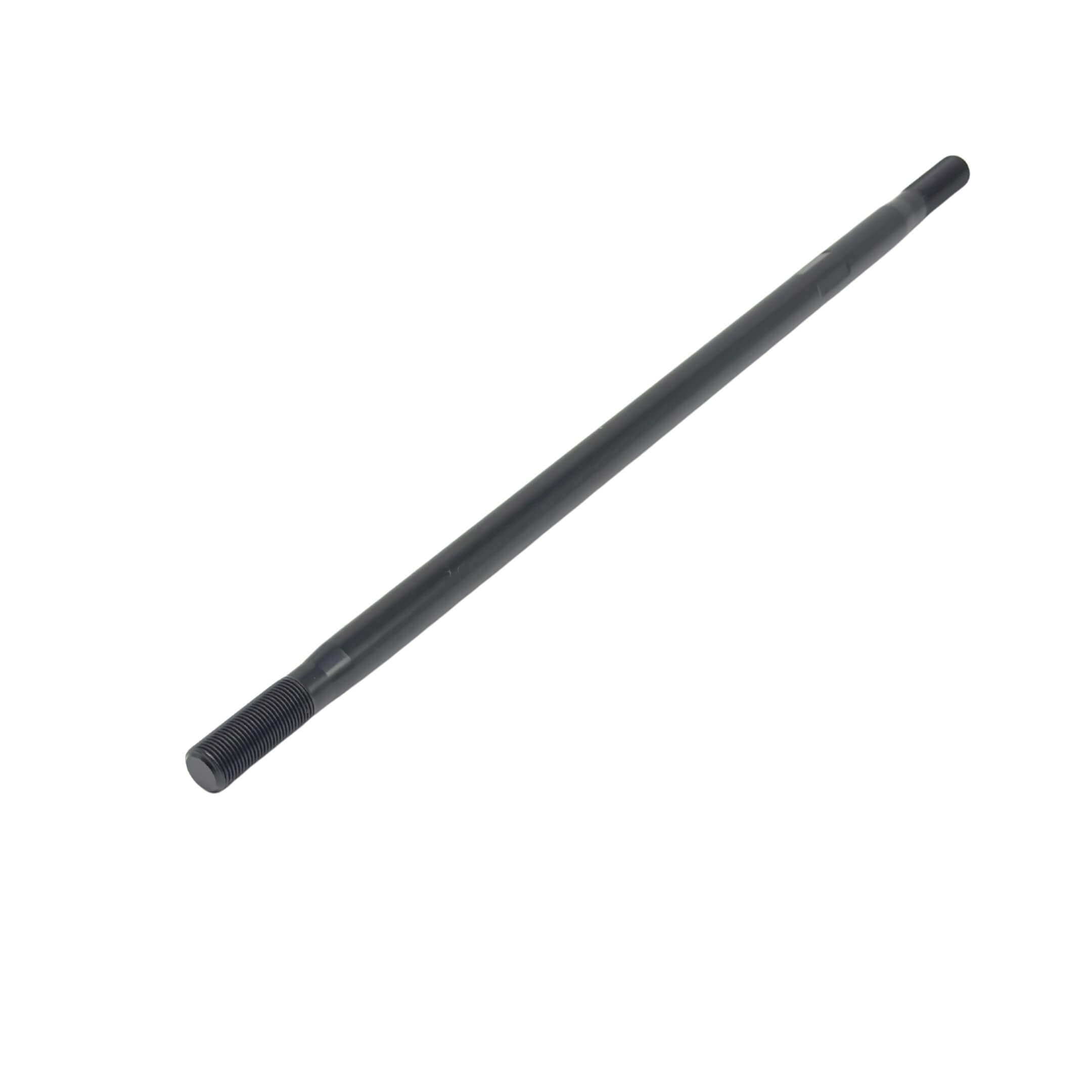 Genuine Subaru Sambar Truck TT1 TT2 Tie Rod Gear Box, 1999-2012, black metal rod with threaded end.