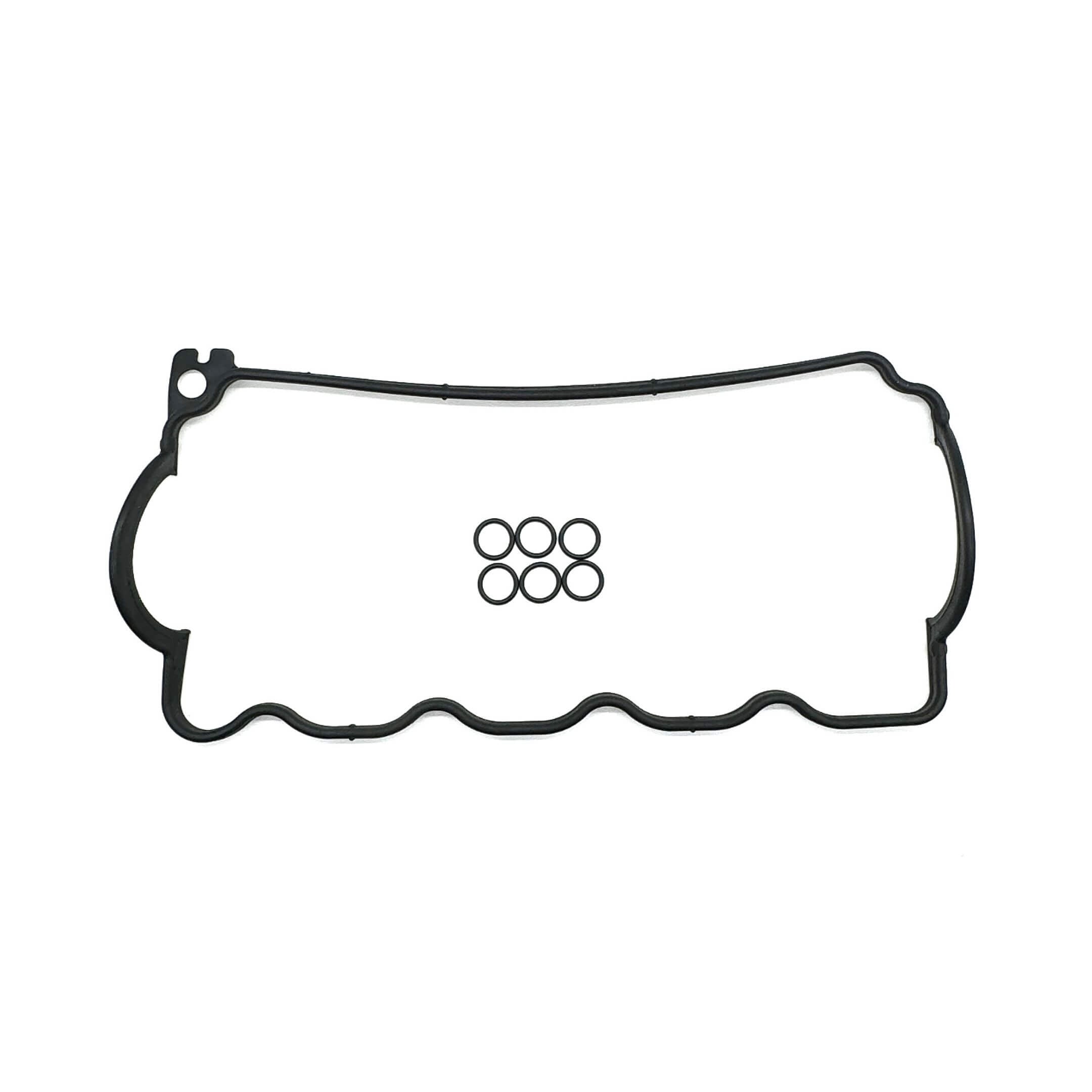 Valve Cover Gasket for Subaru Sambar Truck TT1, TT2 Models (1999-2012), black rubber, includes multiple O-rings.