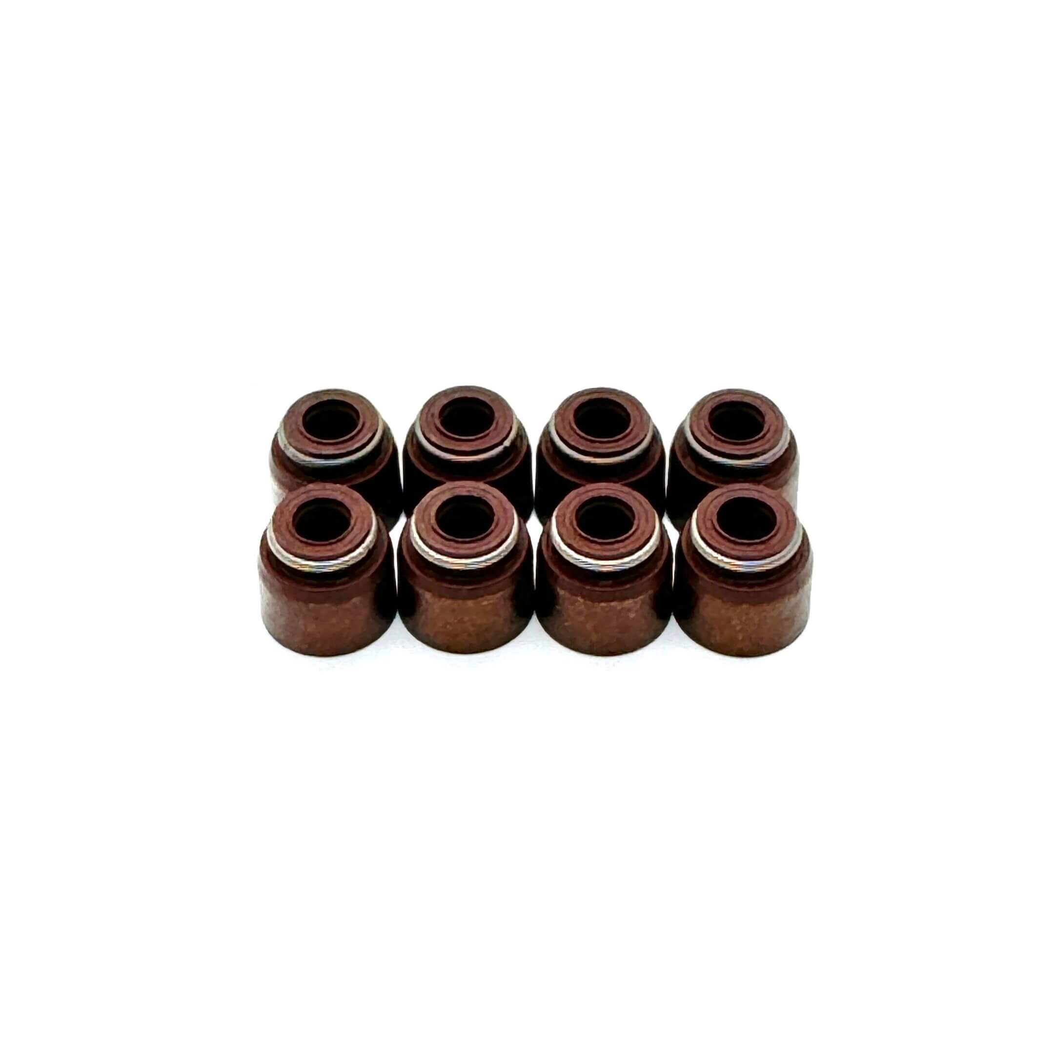 Valve Stem Replacement Kit for Subaru Sambar Van TV1, TV2 Models (1999-2012), featuring brown valve seals.