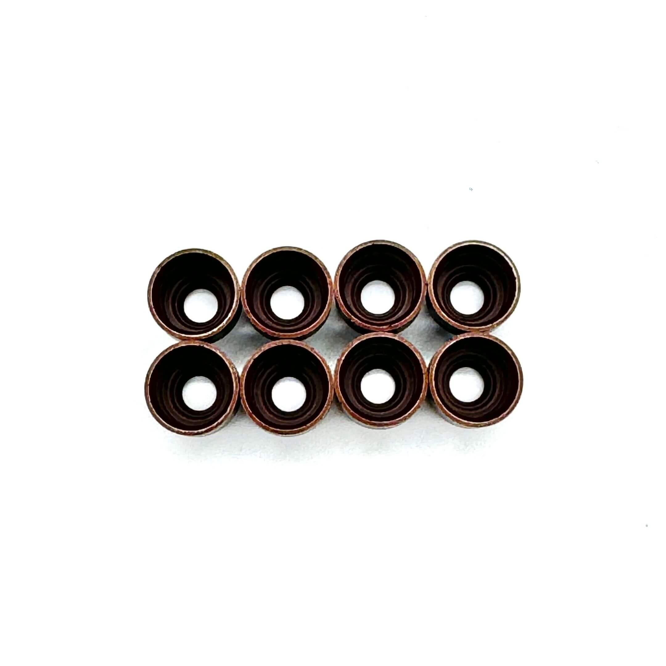 Valve Stem Replacement Kit for Subaru Sambar Truck TT1, TT2 Models (1999-2012), featuring eight brown valve stem seals.