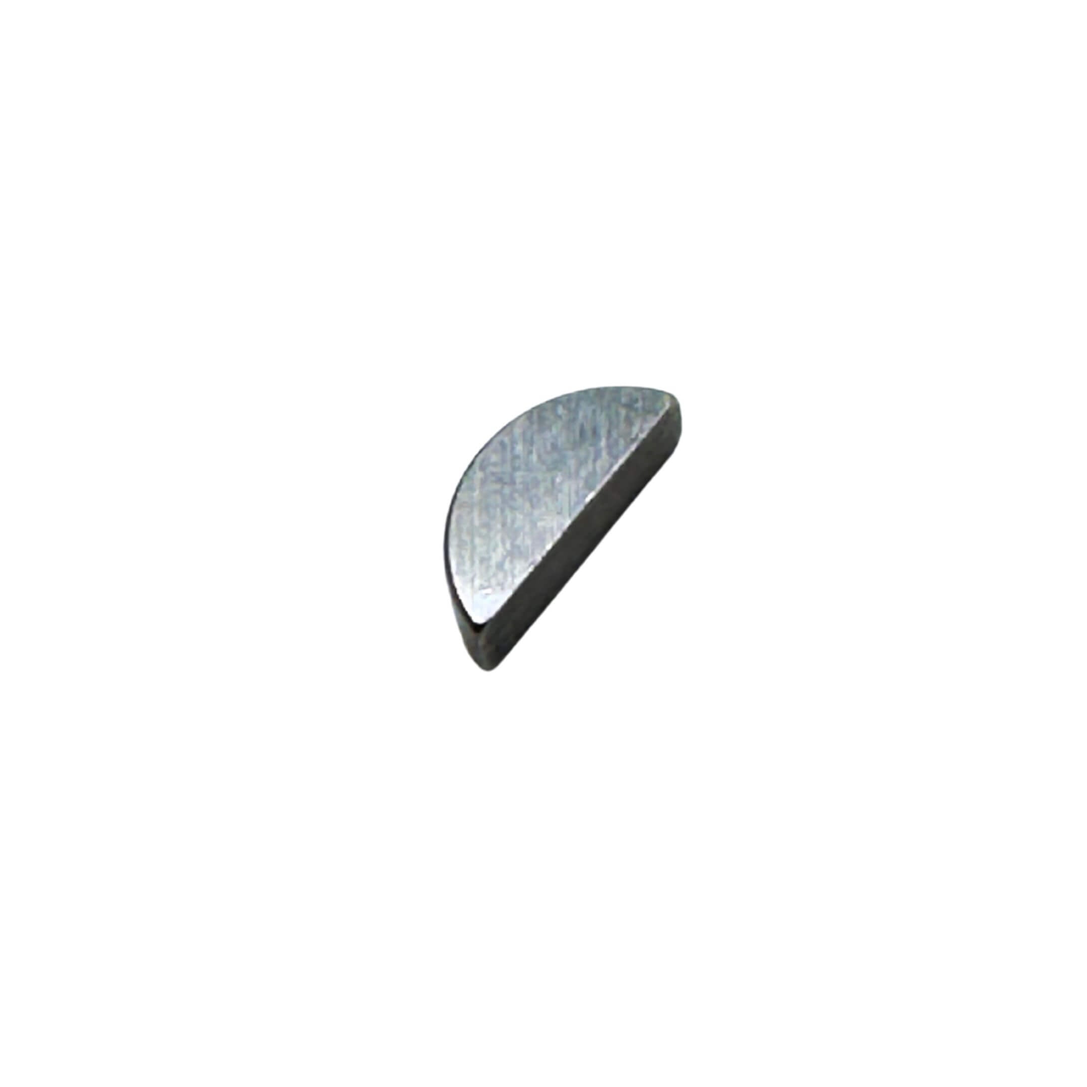 Wood Ruf Key for Subaru Sambar Truck TT1, TT2 Models (1999-2012), metallic semi-circular design.