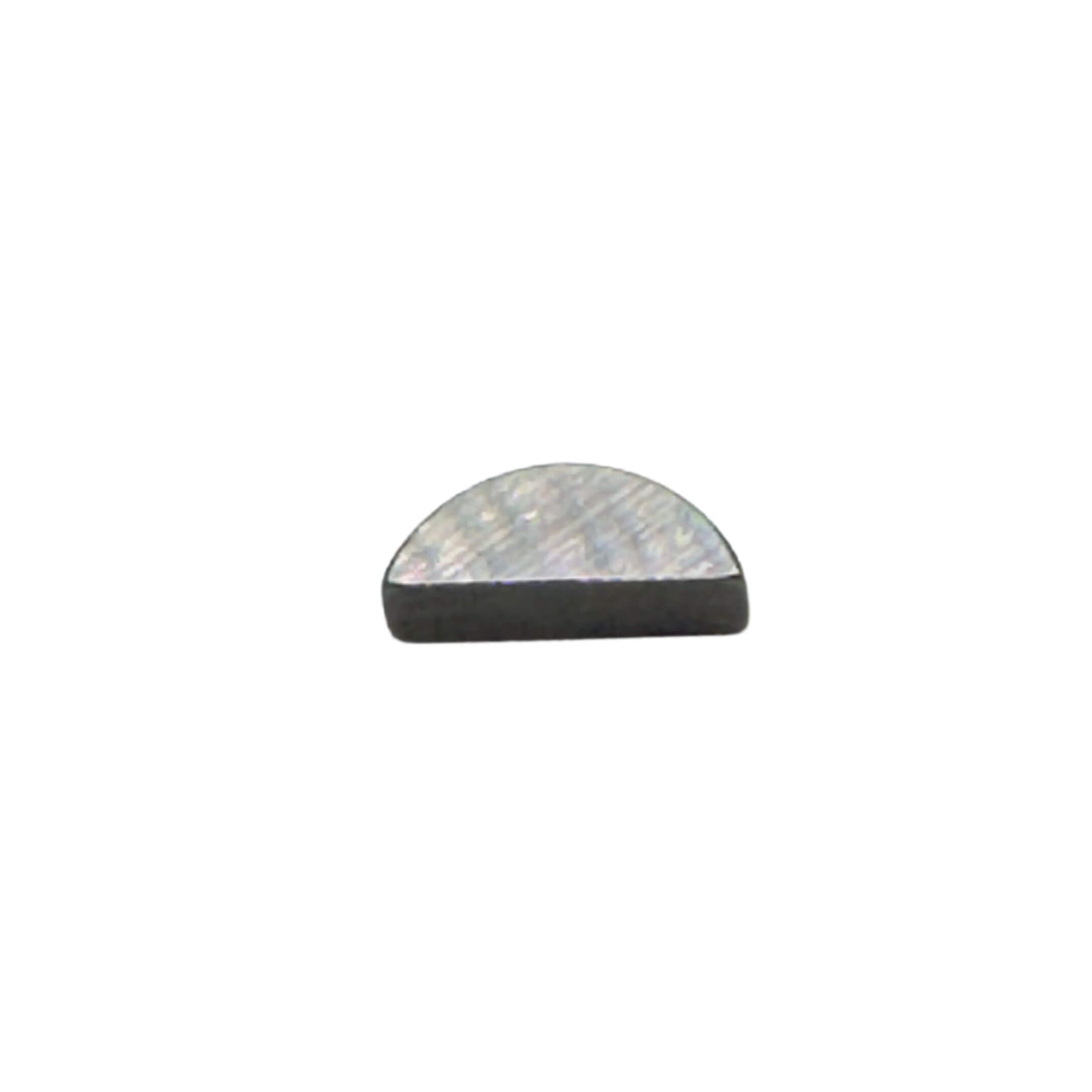 Wood Ruf Key for Subaru Sambar Truck TT1, TT2 Models (1999-2012), metallic half-moon shape.