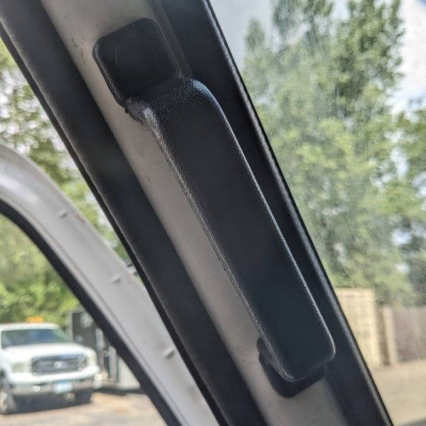 Subaru Sambar Interior Grab Handle for TV1, TV2 Models (1999-2012), featuring a sleek black design.