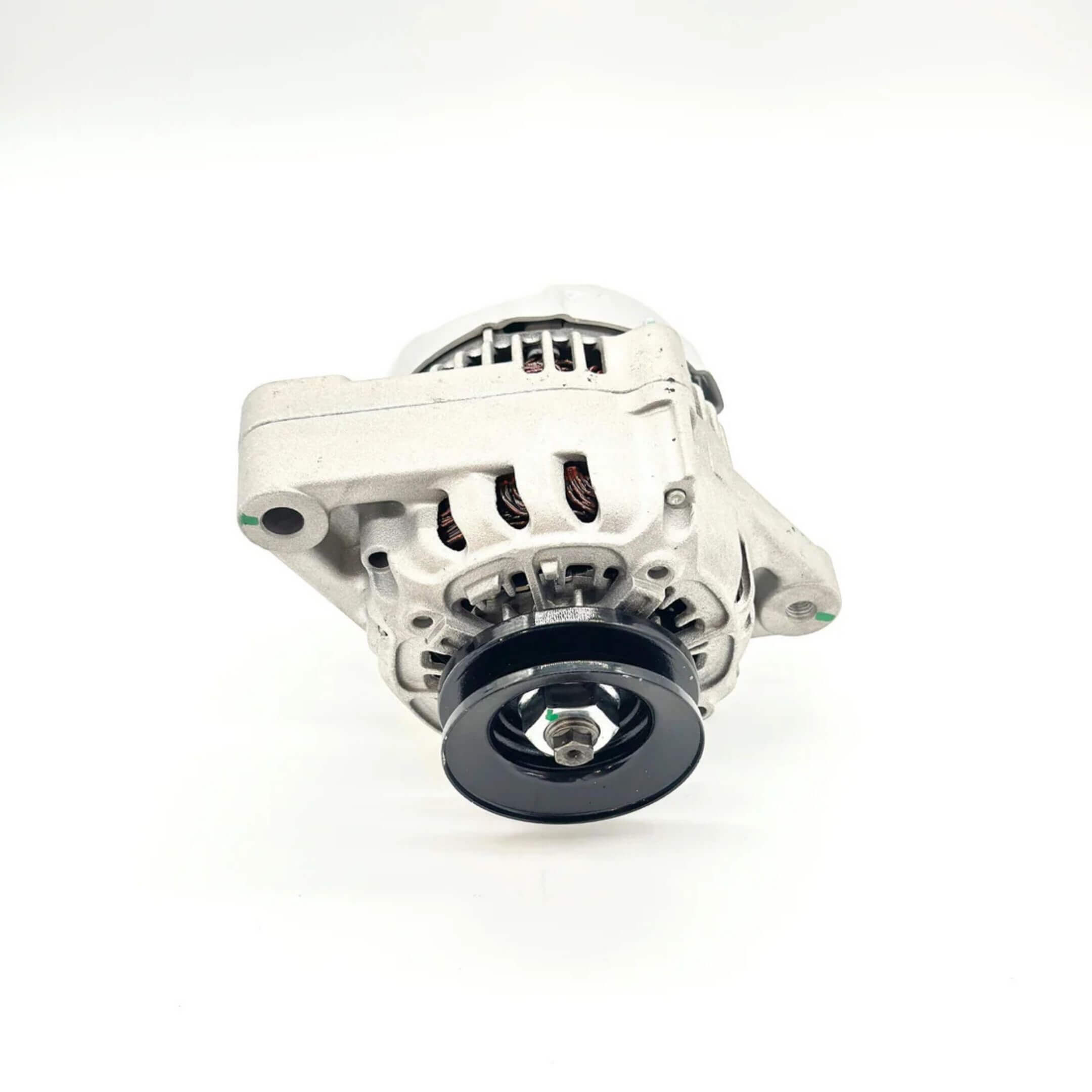 Alternator for Subaru Sambar Truck TT1 TT2 Models (1999-2012) featuring a compact design with visible pulley and mounting points.