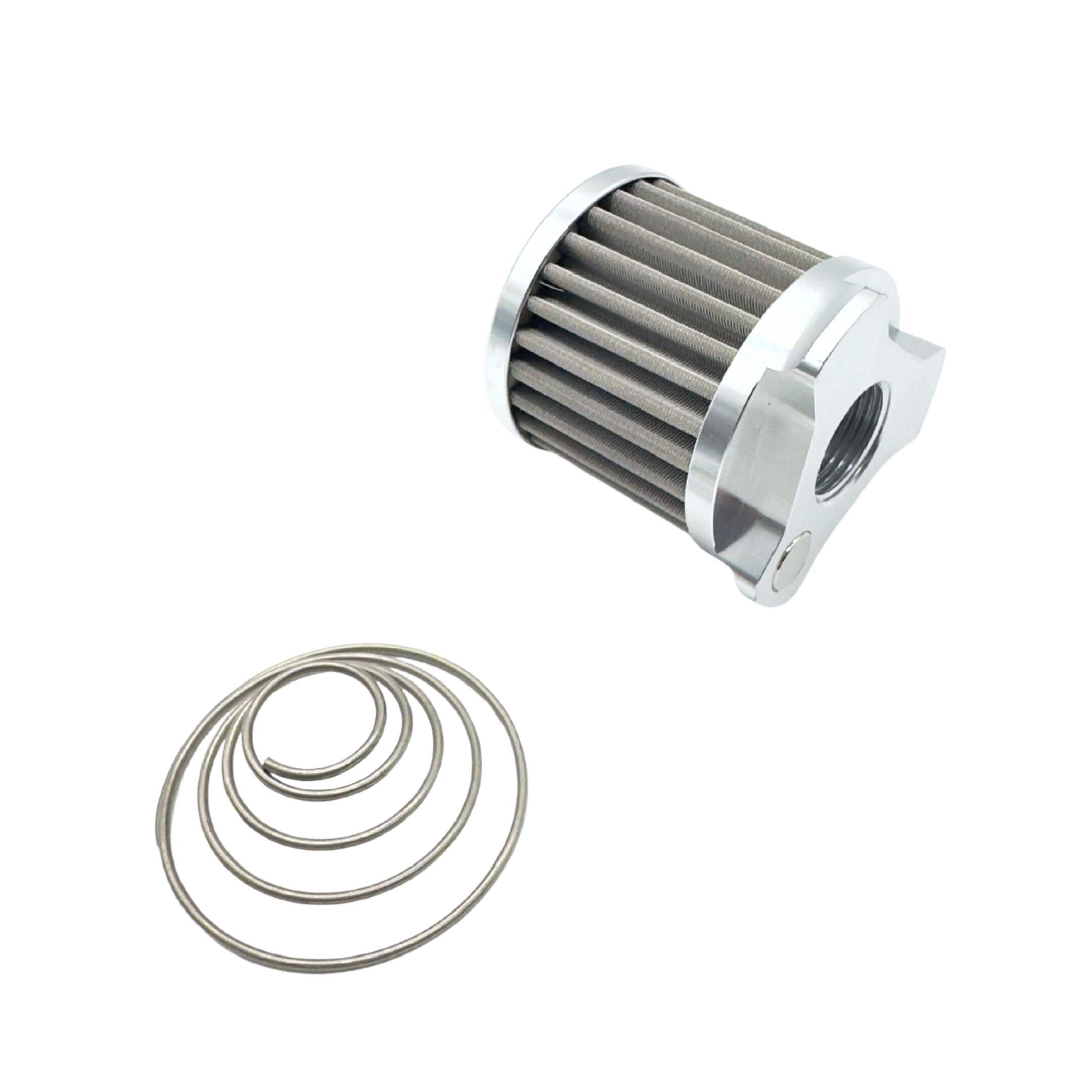 Asami Engineering Racing Oil Filter for Honda Acty Models 1990-2012, featuring a durable metal design with included rings.