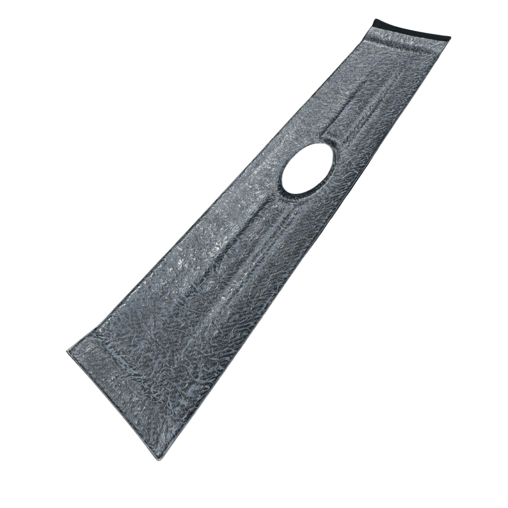 Carbon Fiber Grill Cover by Zero Auto for Subaru Sambar Truck TT1, TT2 Models (2005-2009) featuring a sleek, textured design with a central cutout.