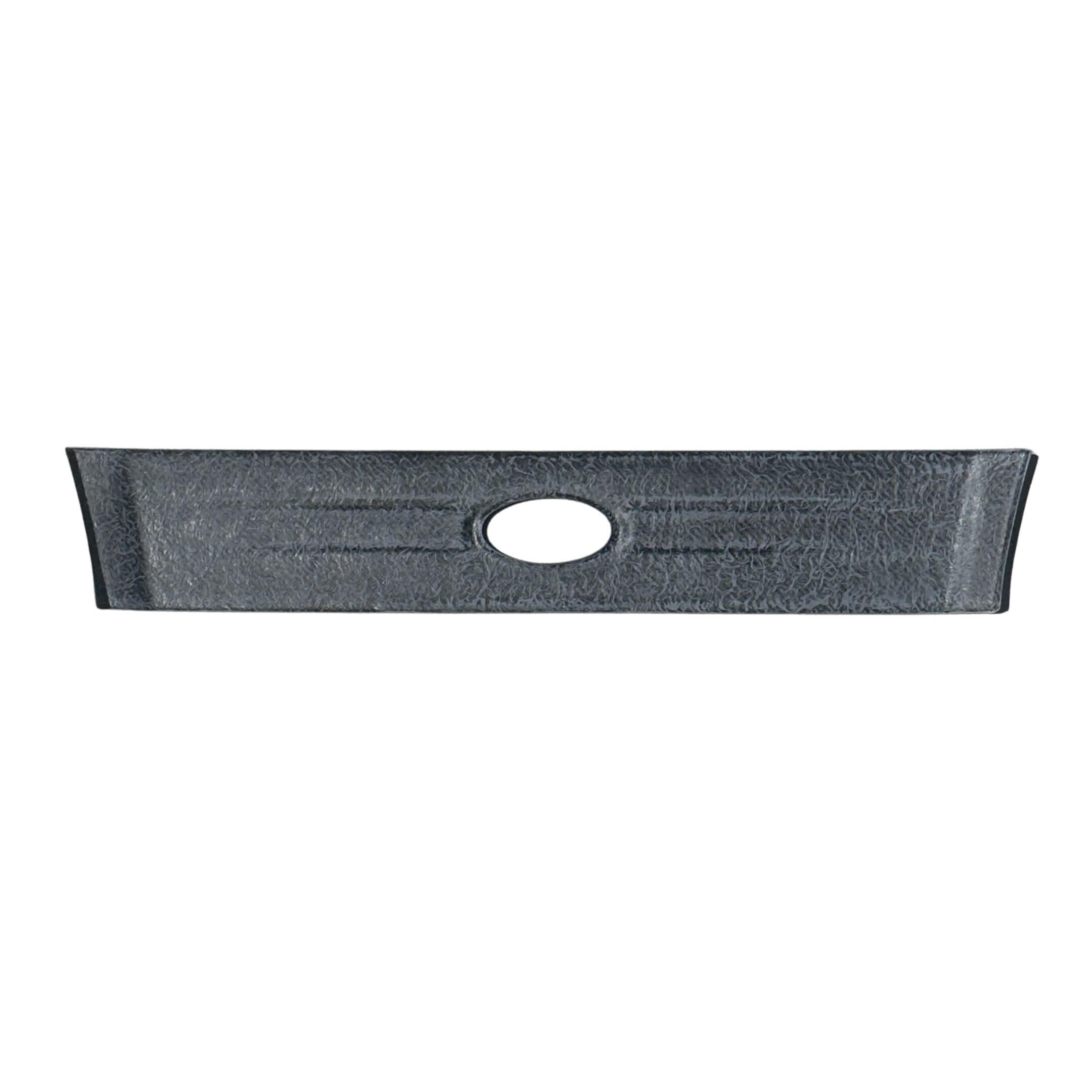 Carbon Fiber Grill Cover by Zero Auto for Subaru Sambar Truck TT1, TT2 Models (2005-2009) featuring a sleek, textured design with a central oval cutout.