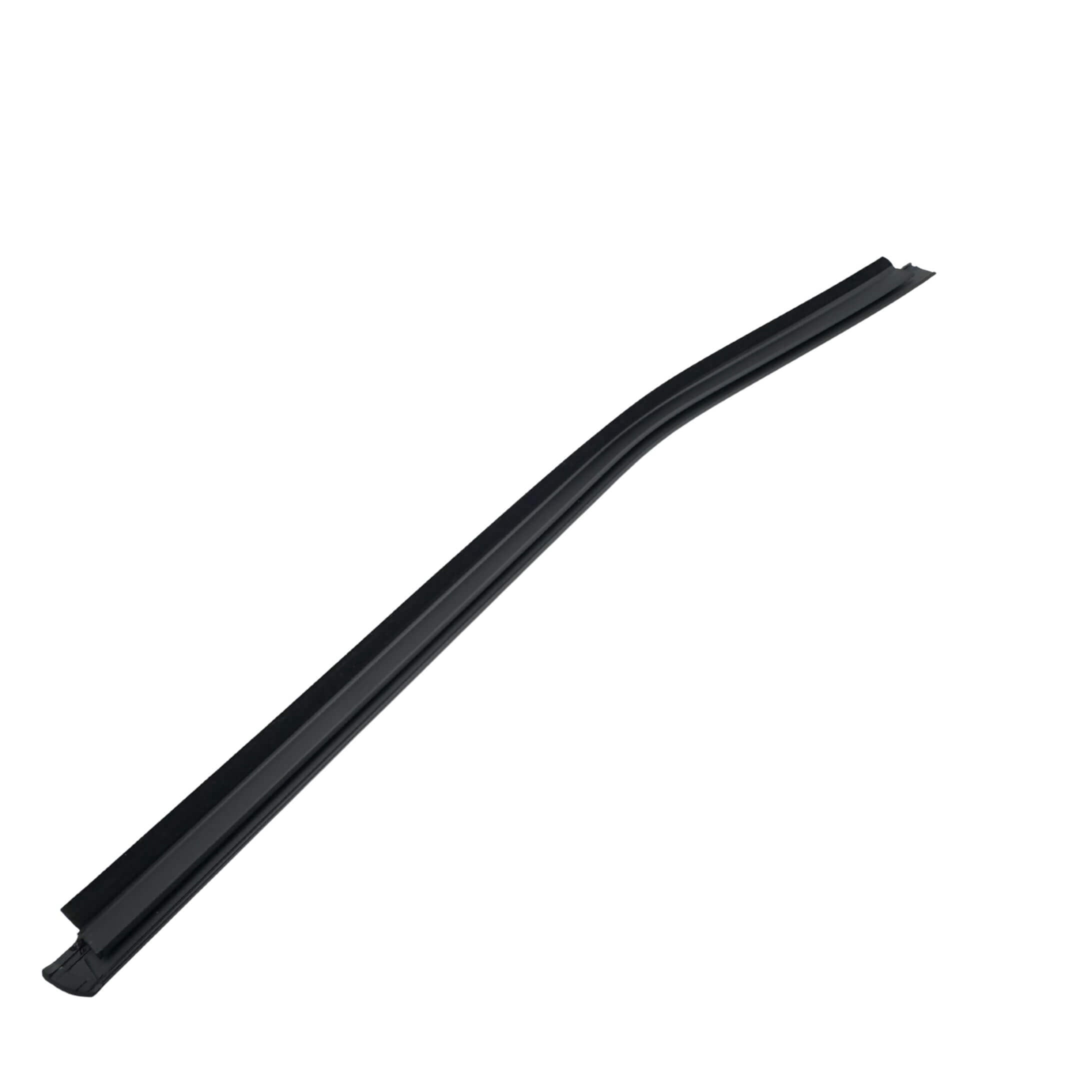 Door Weather Stripping for Subaru Sambar Truck TT1, TT2 Models (1999-2012), featuring a sleek black design for the left passenger side.