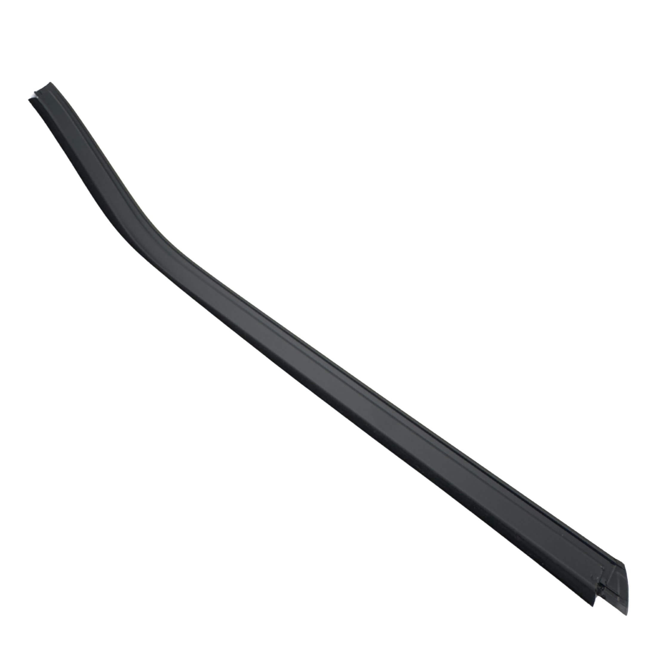 Door Weather Stripping for Subaru Sambar Truck TT1, TT2 Models (1999-2012), Left/Passenger Side, featuring a durable black rubber design.