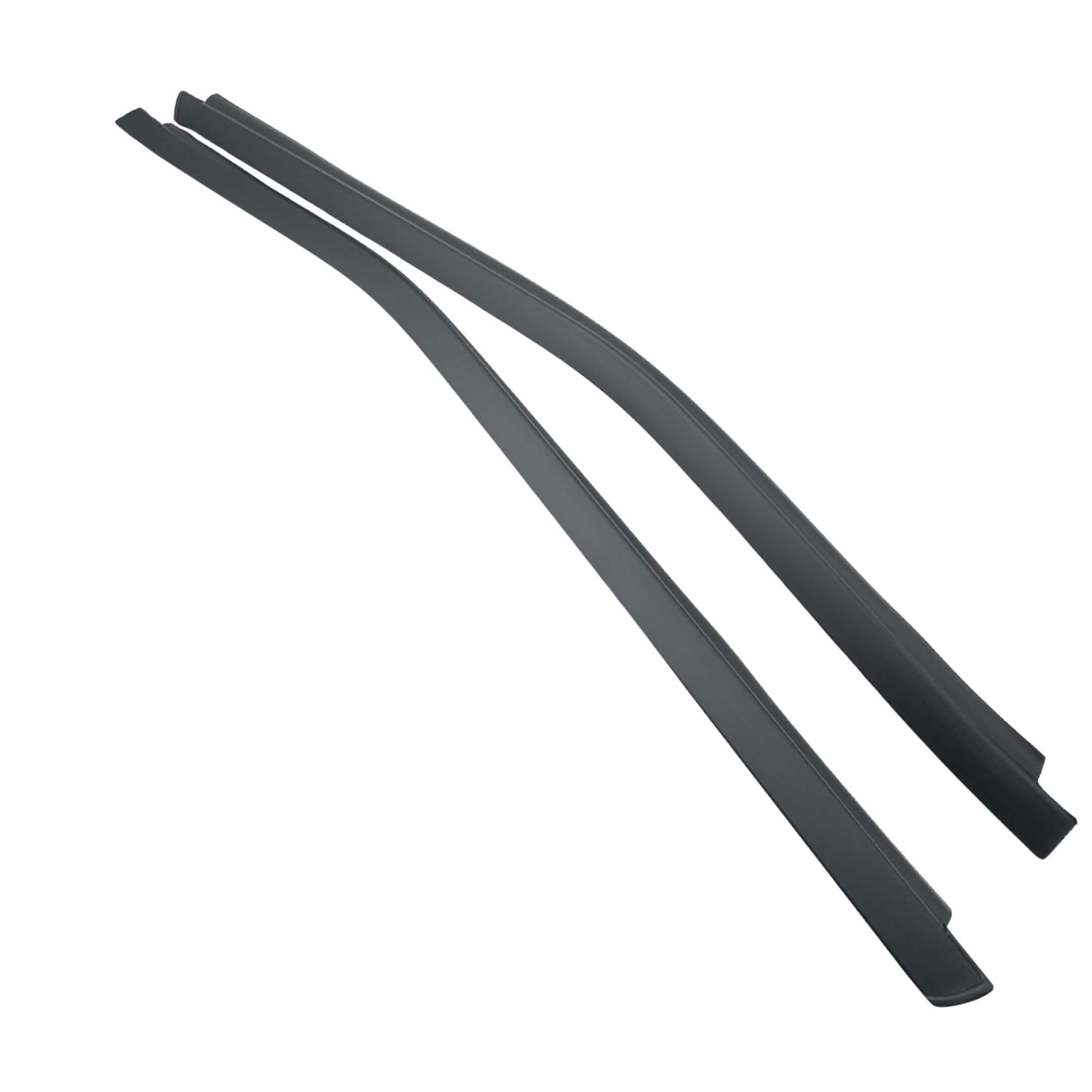 Door Weather Stripping Set for Subaru Sambar Truck TT1, TT2 Models (1999-2012) featuring durable black rubber strips for left and right doors.