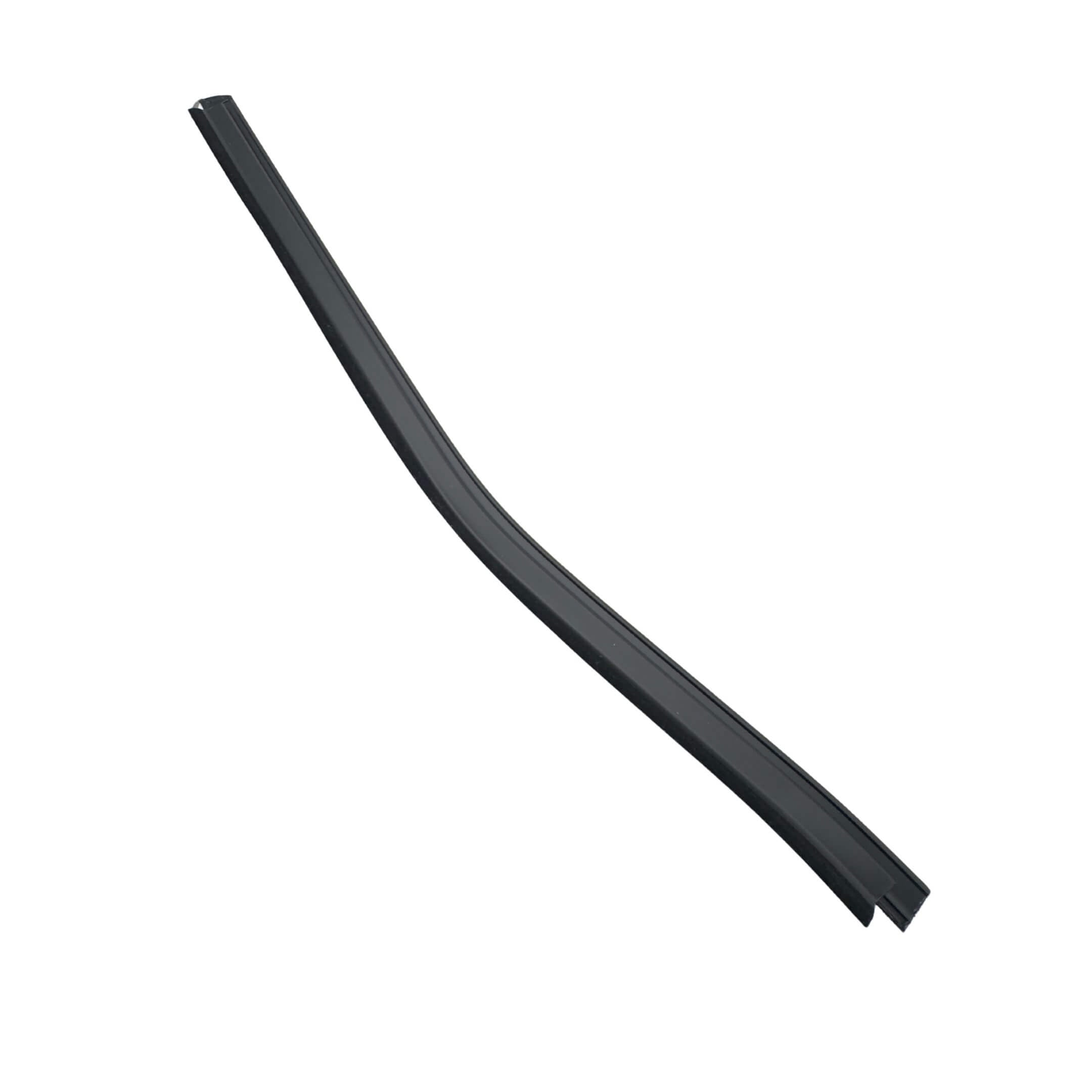 Door Weather Stripping for Right Driver Side, compatible with Subaru Sambar Truck TT1, TT2 Models (1999-2012), featuring a sleek black design.