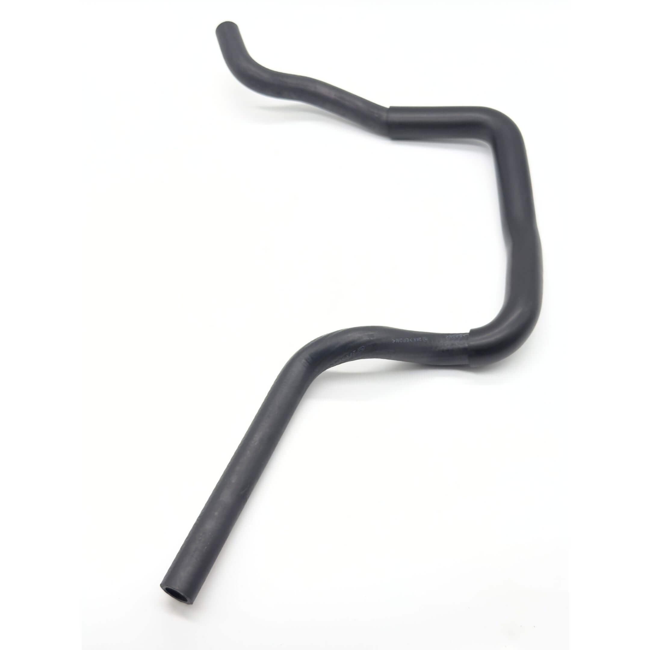 Heater Inlet Hose - Hose B for Subaru Sambar Truck TT1, TT2 Models (1999-2012) featuring a black, curved design.