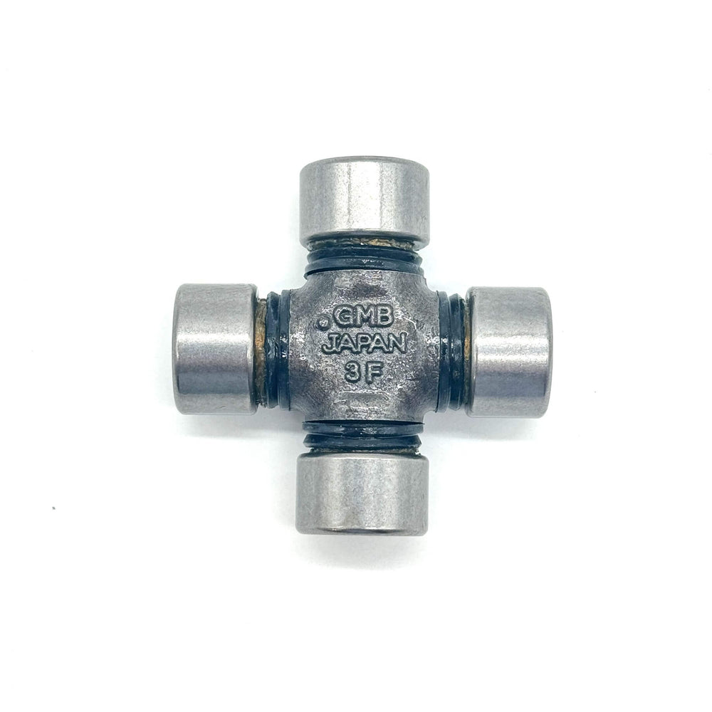 Detailed side view of the U Joint for Honda Acty Truck HA4 (1990-1999), showcasing the robust build and exact fit for drive shaft and propeller shaft connections.