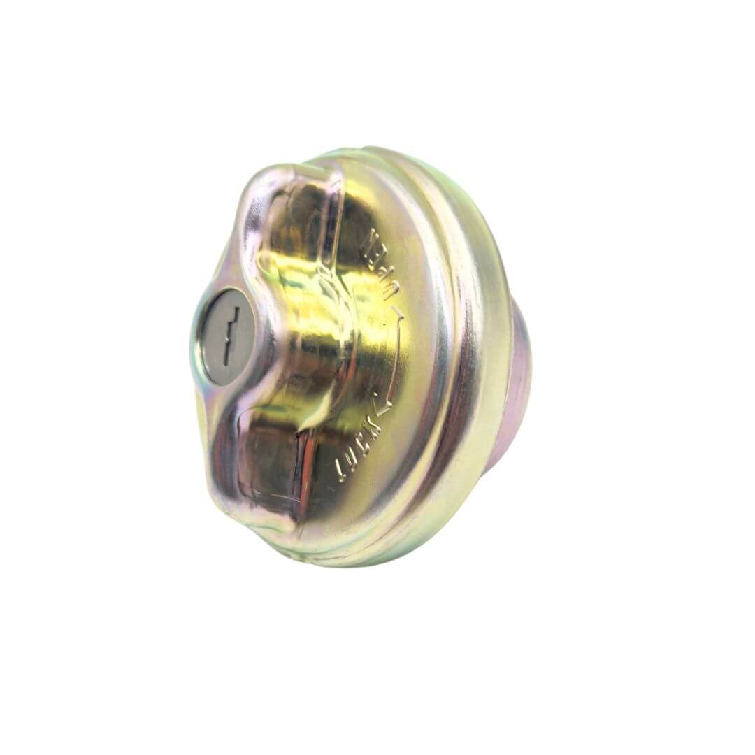 Side angle view of the Honda Acty Van HH3, HH4 gas cap 17670-sj6-305, showing the cap profile and sealing gasket.