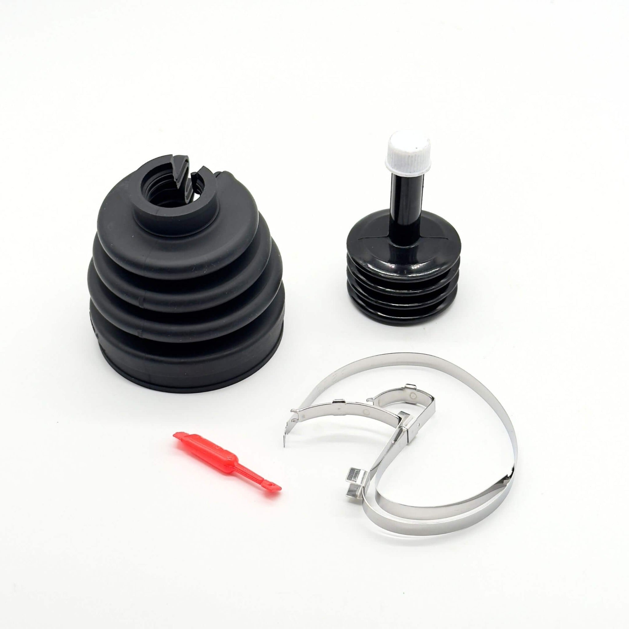 Oiwa Garage Miyaco split CV boot kit - Front Outer - Left or Right - Daihatsu Hijet Van S130V - 1994-1998 - split boot upright with stainless steel clamps