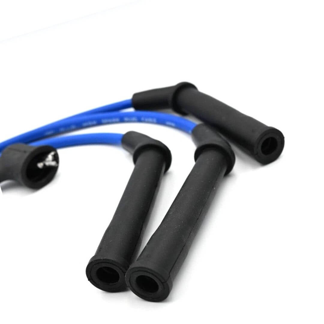 Spark Plug Wires for EFNS Engines in Daihatsu Hijet Truck models S100P, S110P, S100C, S110C, S100CT, S110CT (1994-1997) featuring durable black and blue design.
