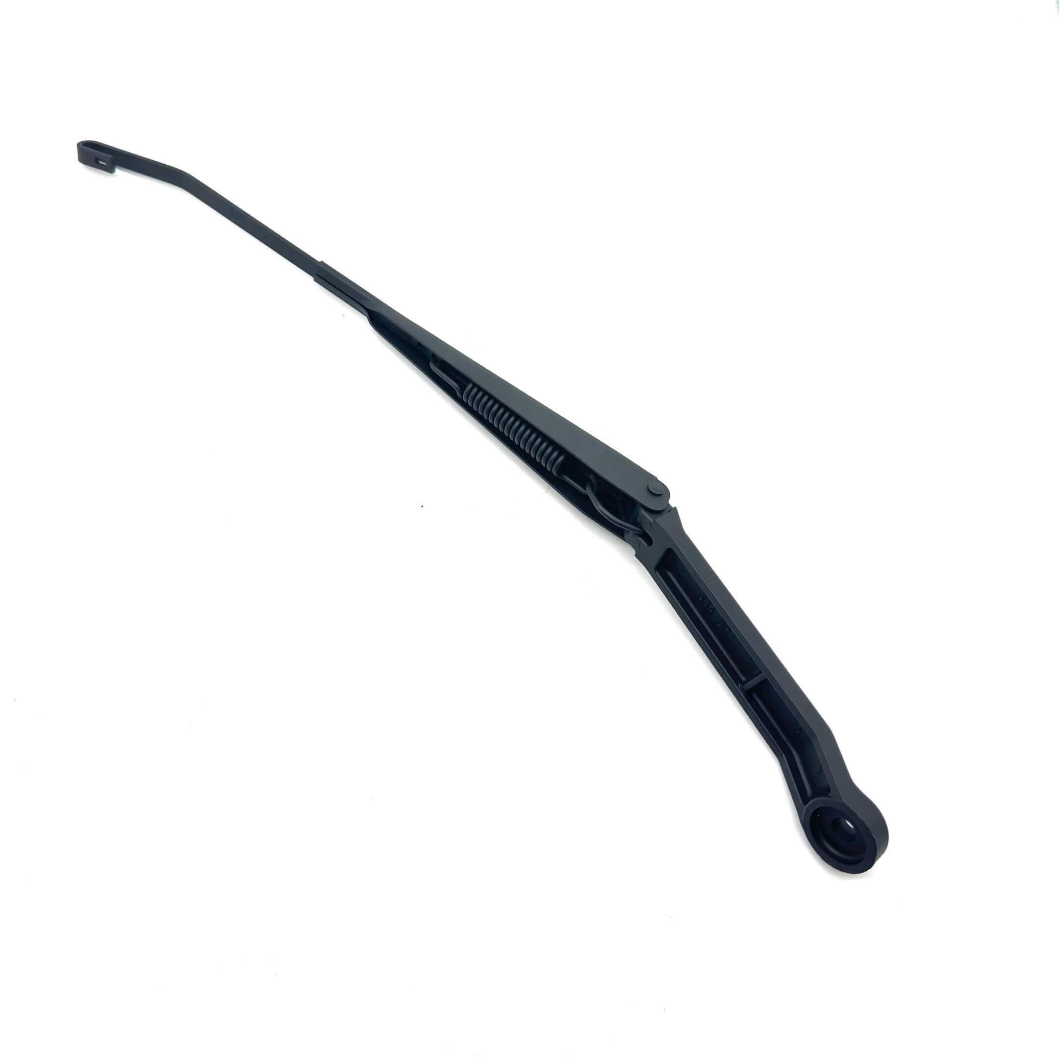 Wiper Arm - Driver Side for Subaru Sambar Van KV3, KV4 Models (1990-1998) featuring a sleek black design with a spring mechanism.