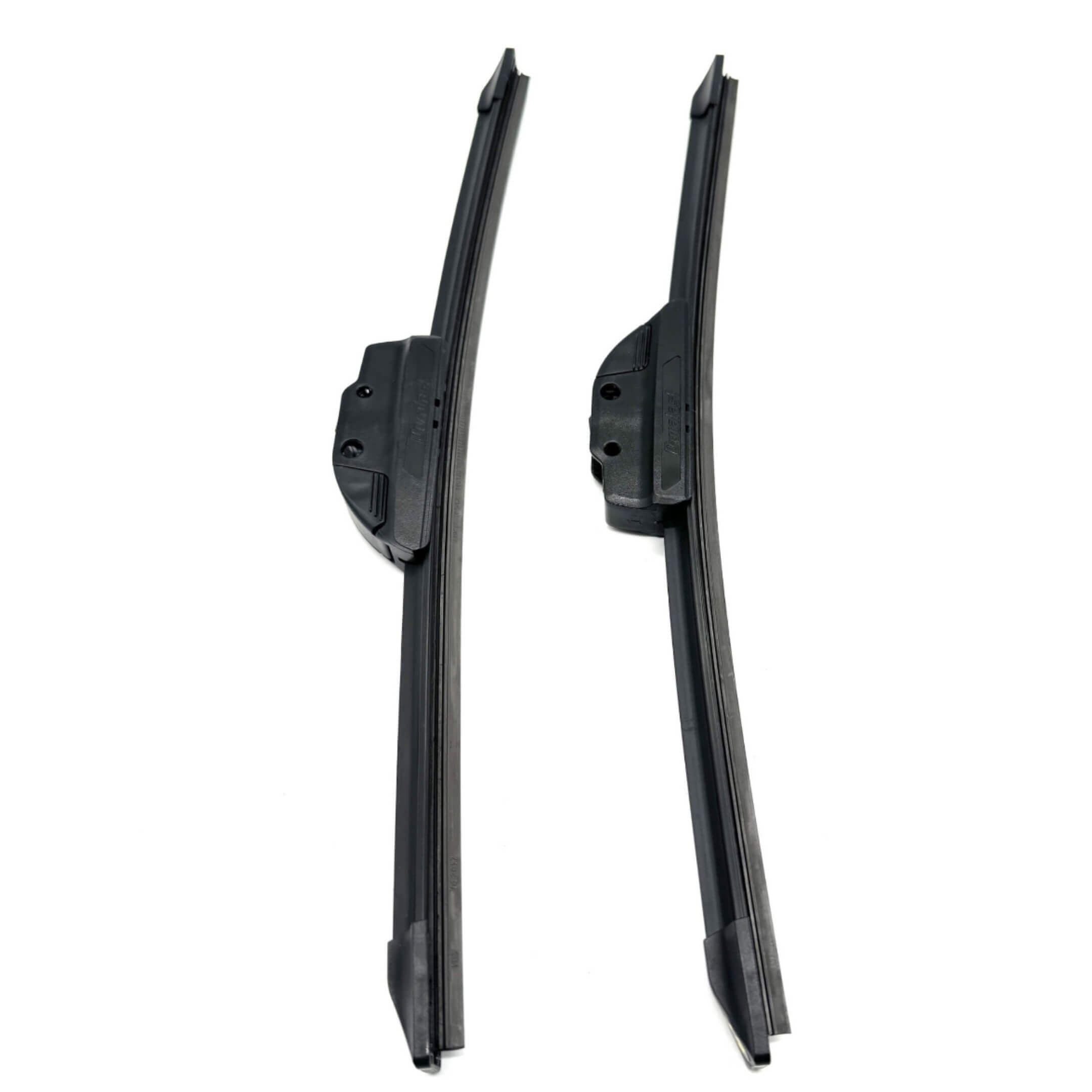 Wiper Arm & Wiper Blades Set for Subaru Sambar Van KV3, KV4 Models (1990-1998) featuring durable black rubber blades for driver and passenger sides.