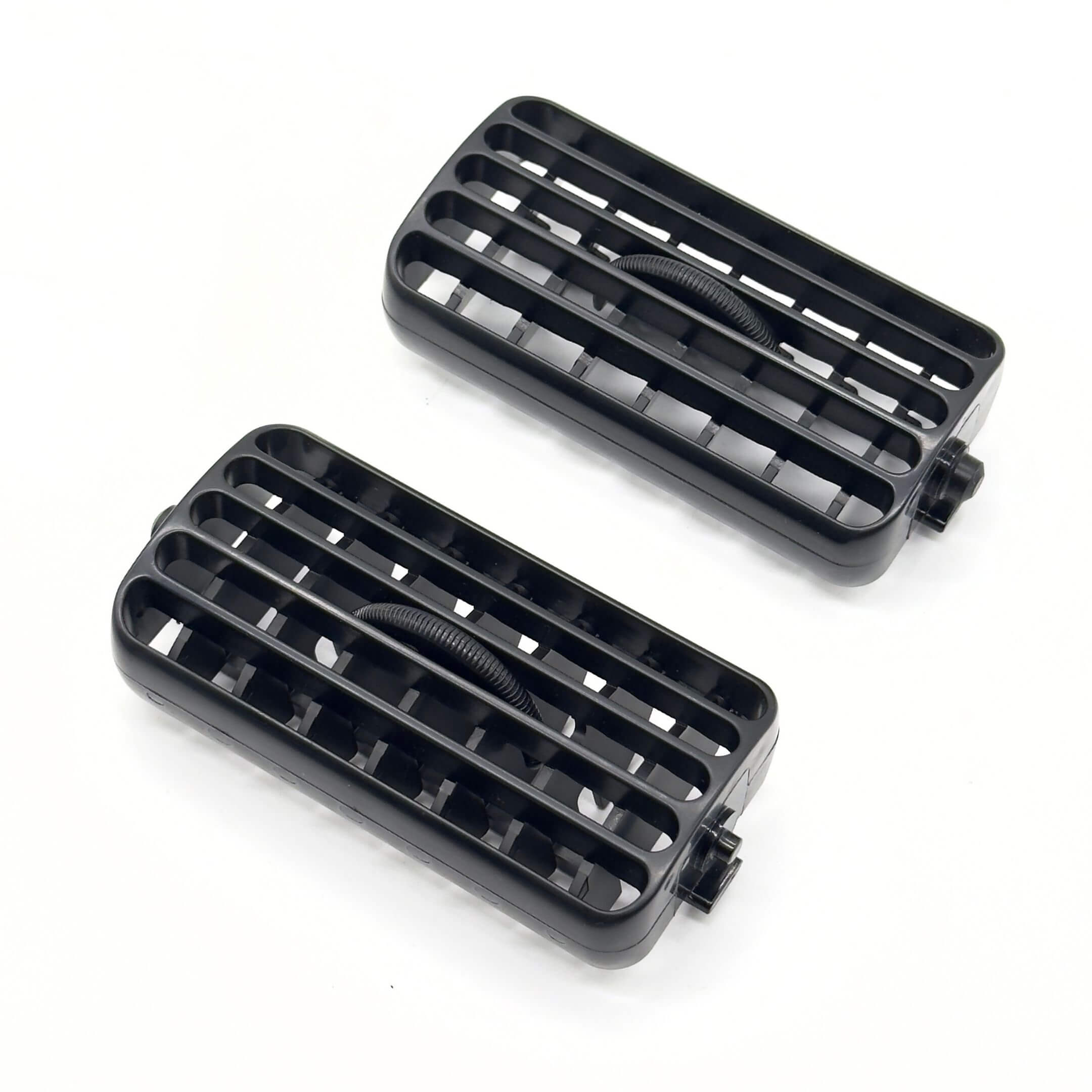 Air Vent Set for Subaru Sambar Truck TT1, TT2 Models (1999-2012) featuring a sleek black design with adjustable slats.