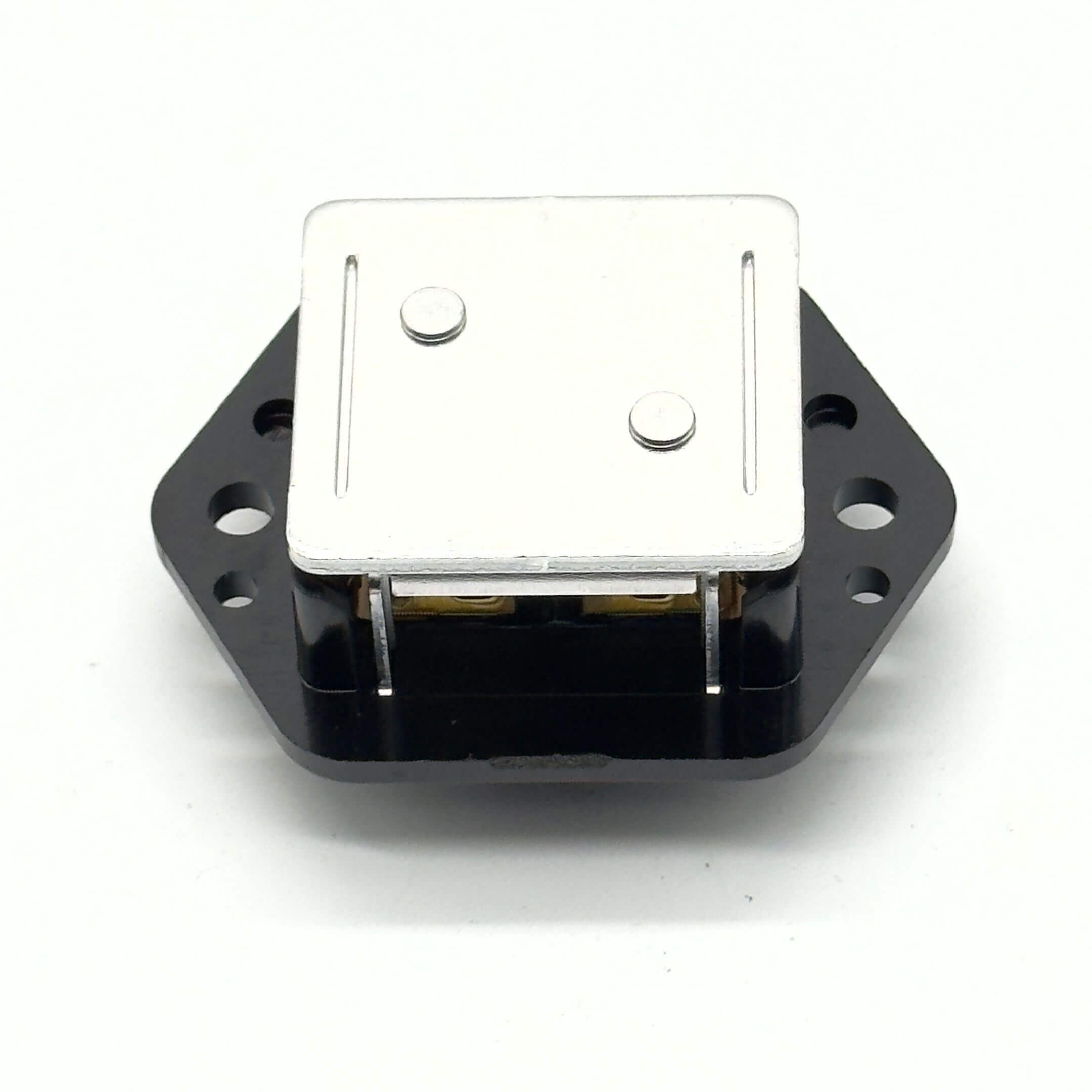 Blower Motor Resistor for Subaru Sambar Wagon TW1, TW2 Models (1999-2012) featuring a compact design with a black base and metallic top.