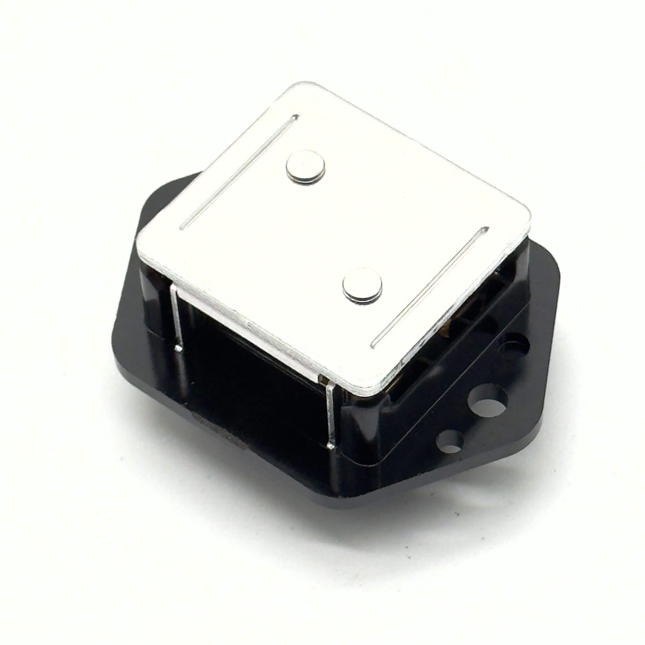Blower Motor Resistor for Subaru Sambar Wagon TW1, TW2 Models (1999-2012) featuring a compact black and silver design with mounting holes.