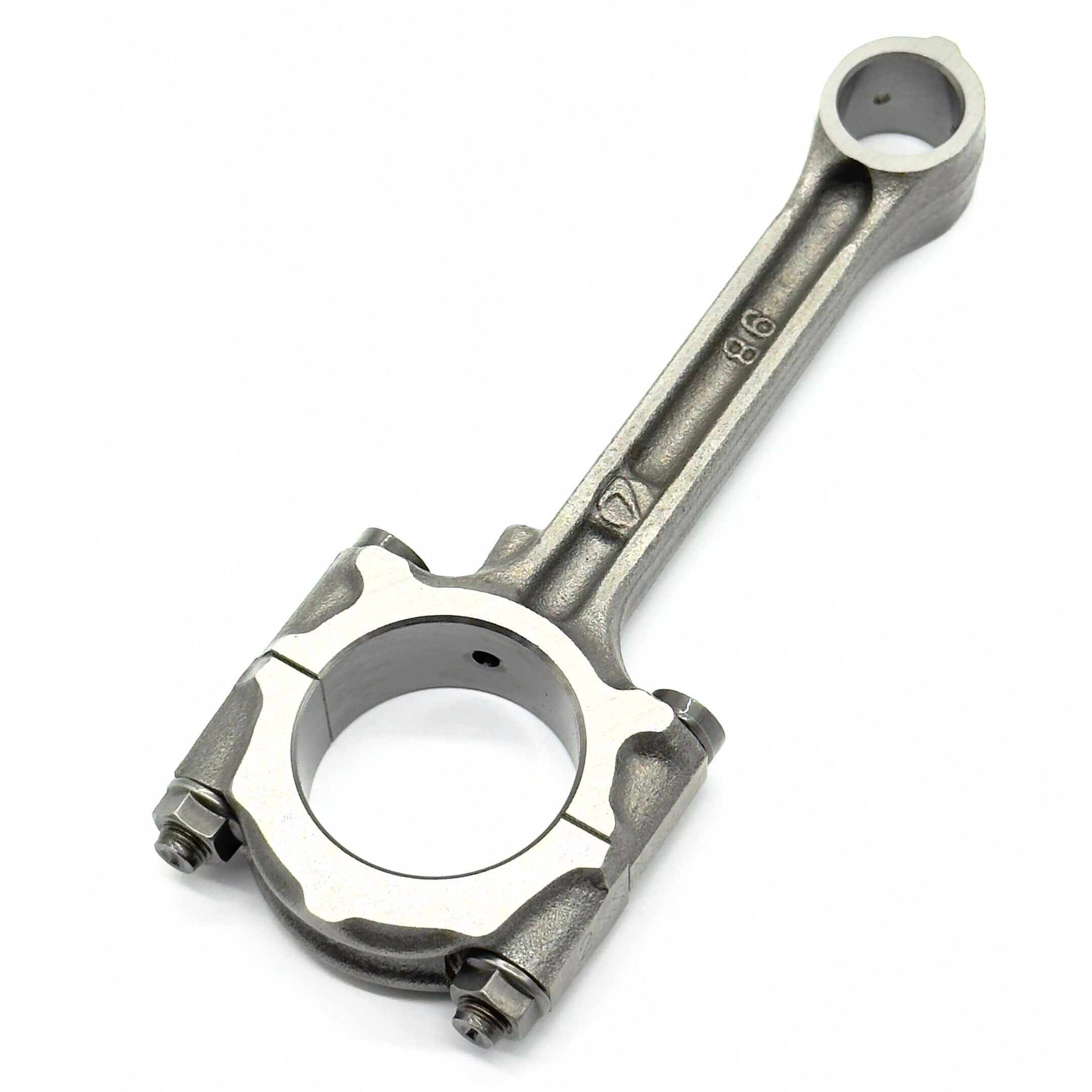 Connecting Rod for Subaru Sambar Van TV1, TV2 Models (1999-2012) featuring a durable metal construction with precision-engineered bolt fittings.
