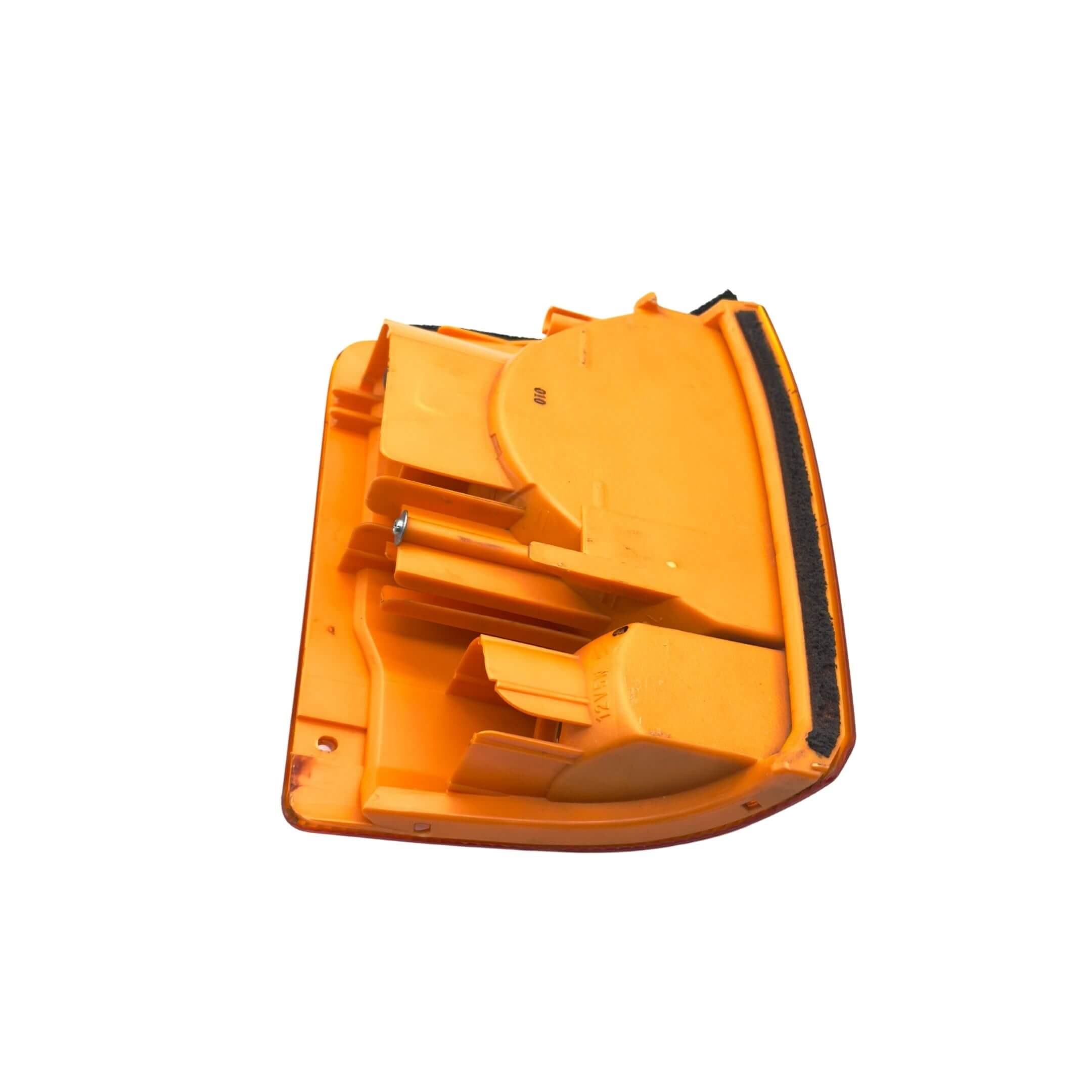 Front Turn Signal Lamp Assembly for Subaru Sambar Van TV1, TV2 Models (1999-2012), featuring an orange casing and black trim.
