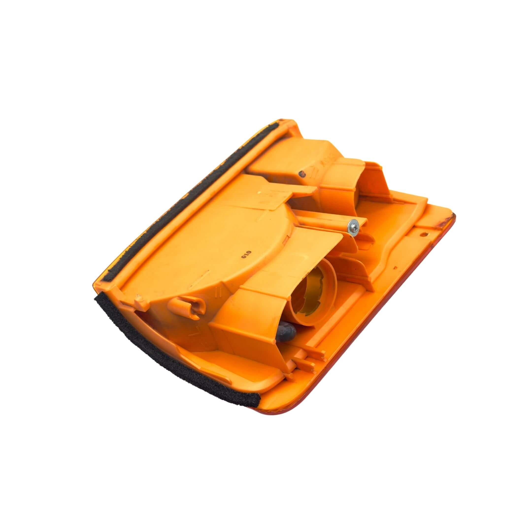 Front Turn Signal Lamp Assembly for Subaru Sambar Wagon TW1, TW2 Models (1999-2012) featuring an orange casing and mounting components.