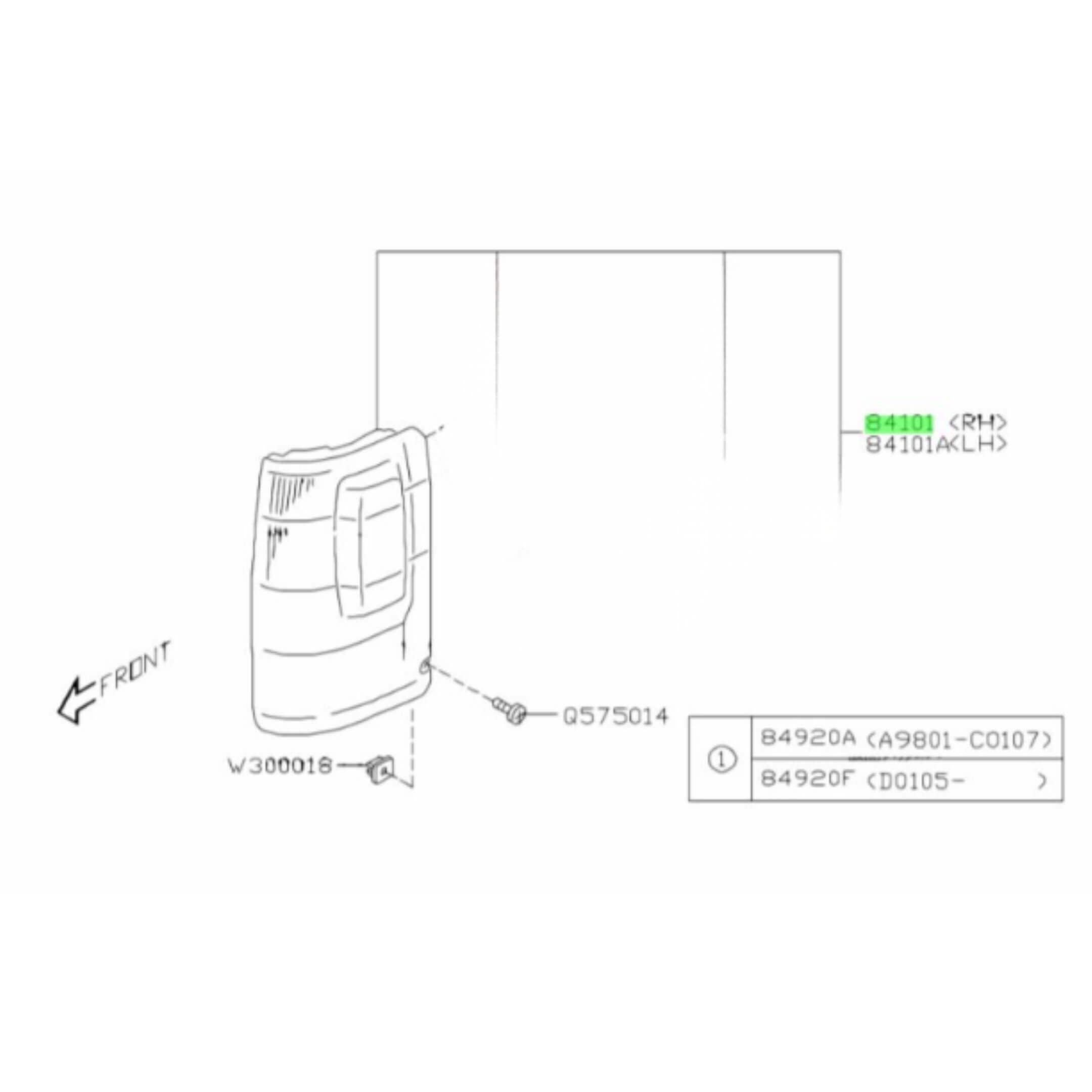 Front Turn Signal Lamp Assembly - Right / Driver Side - Subaru Sambar Truck TT1, TT2 Models - 1999-2012