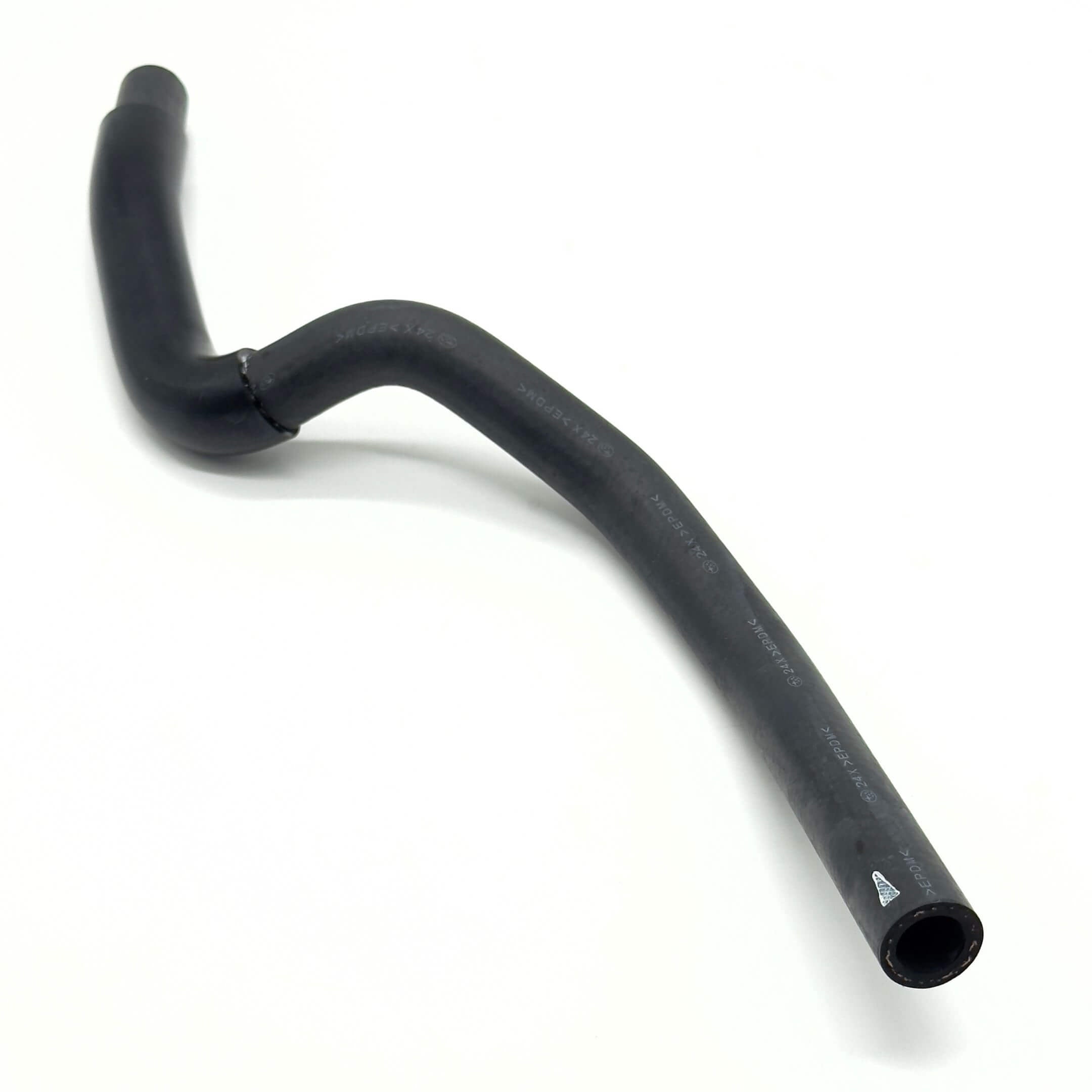 Heater Outlet Hose - Hose B for Subaru Sambar Truck TT1, TT2 Models (1999–2012) featuring a curved black rubber design.