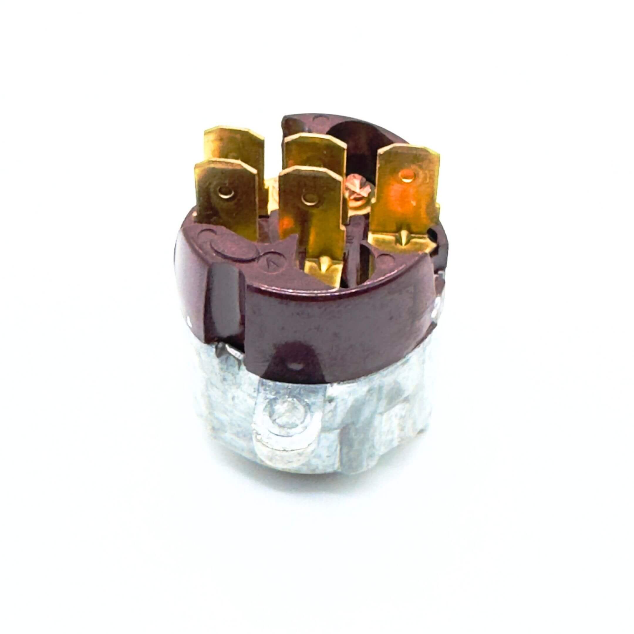 Ignition Switch for Subaru Sambar Wagon TW1, TW2 Models (1999-2012) featuring a compact design with multiple brass terminals.