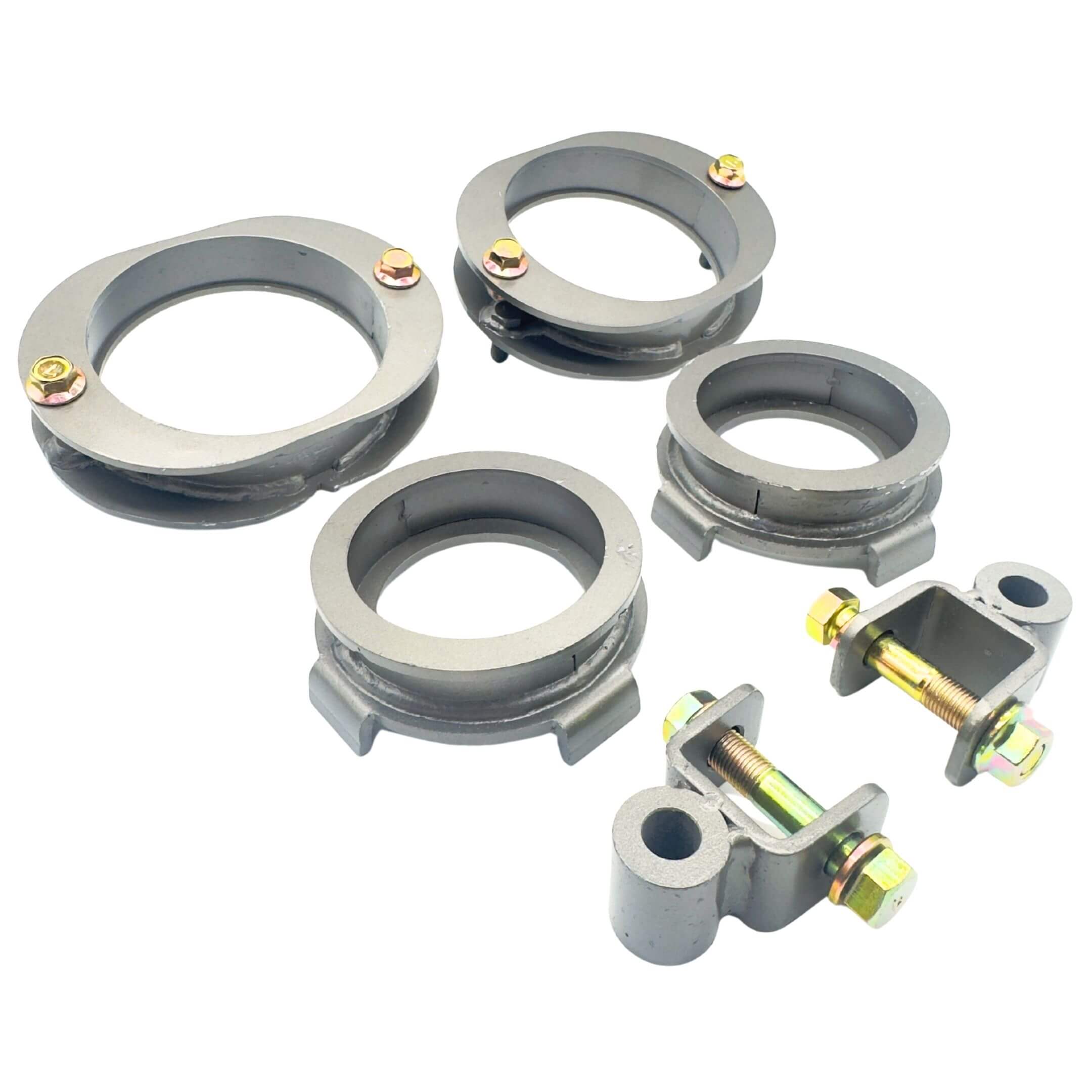 Subaru Sambar Lift Kit - 1.5 inch for TV1, TV2 Models (1999-2012) featuring durable metal spacers and hardware.
