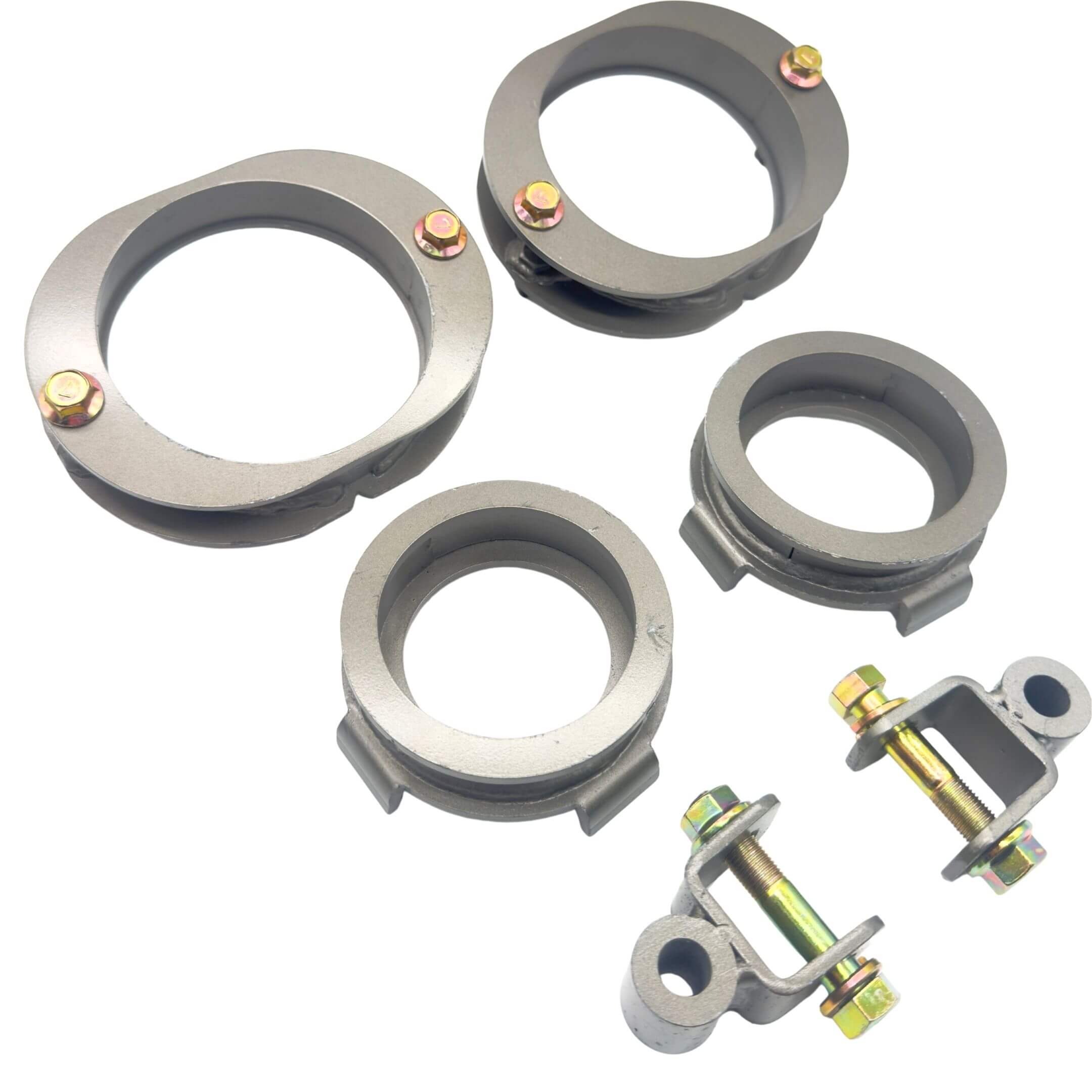 Subaru Sambar Lift Kit - 1.5 inch for TV1, TV2 Models (1999-2012) featuring durable metal spacers and bolts.