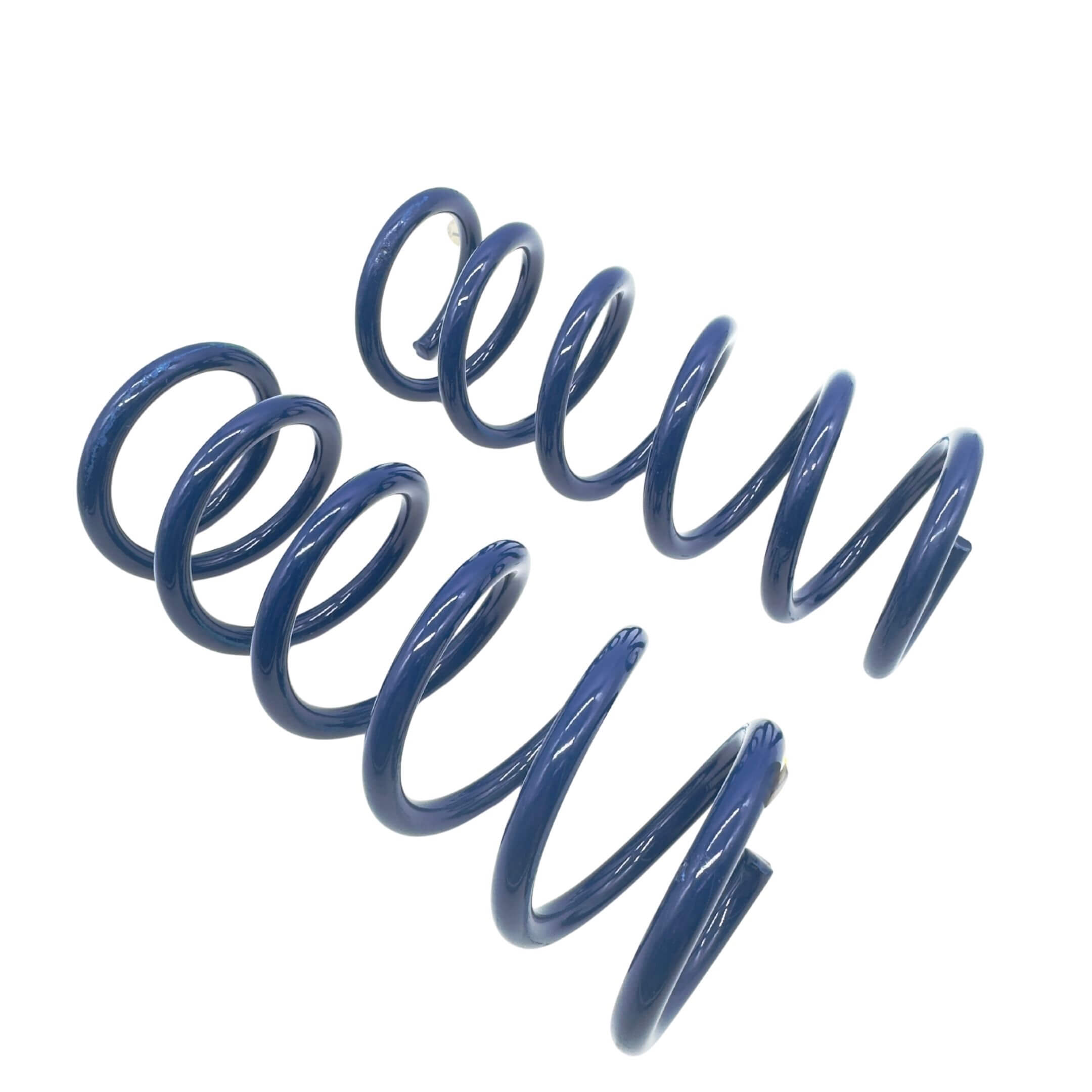 Espelir Super Up Suspension Springs for Subaru Sambar Van TV1, TV2 (1999-2012) with a lift height of 1.0–1.4 inches, featuring a sleek blue coil design.