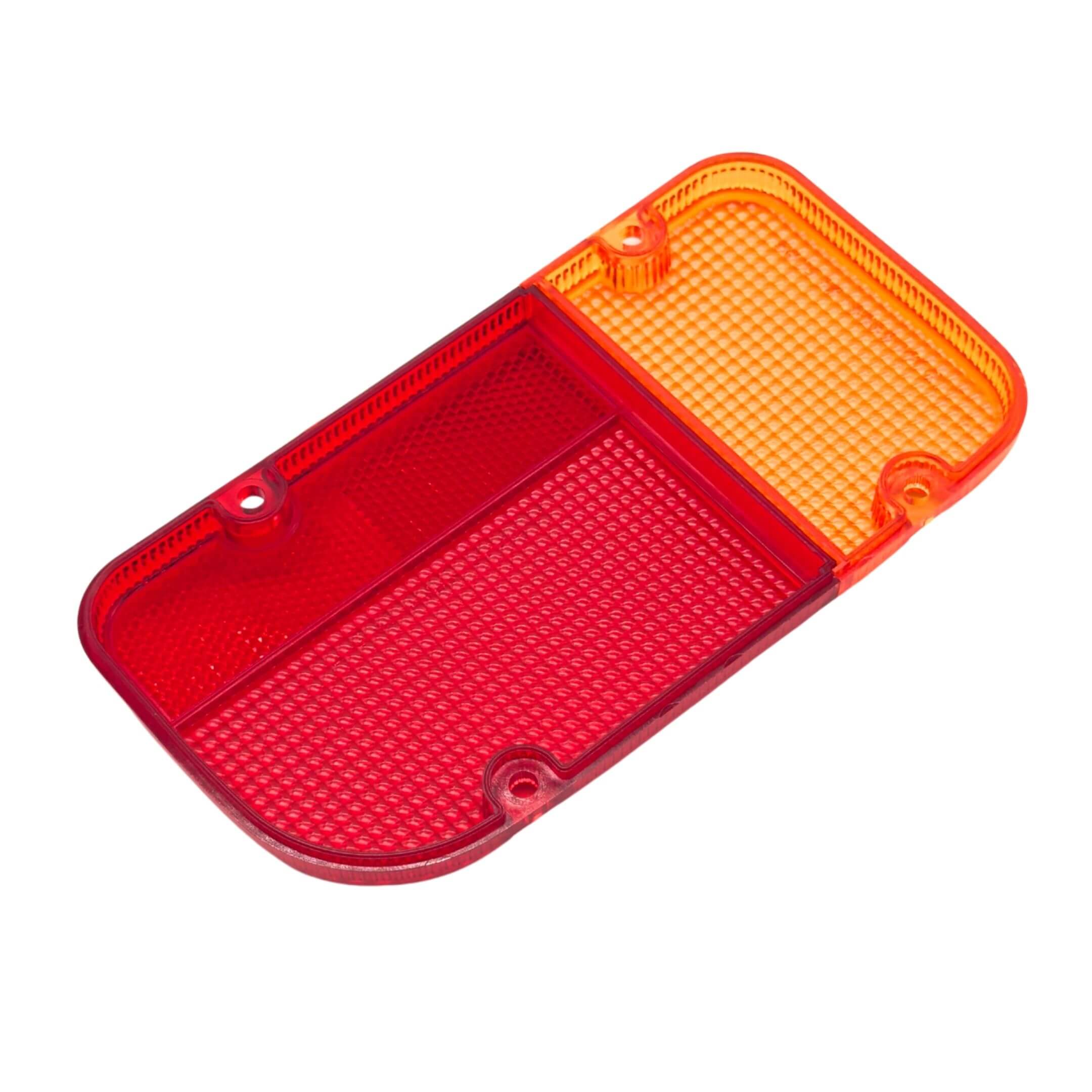 Tail Lamp Brake & Turn Signal Cover Set for Subaru Sambar Truck TT1, TT2 (1999-2012) featuring a red and amber lens design.
