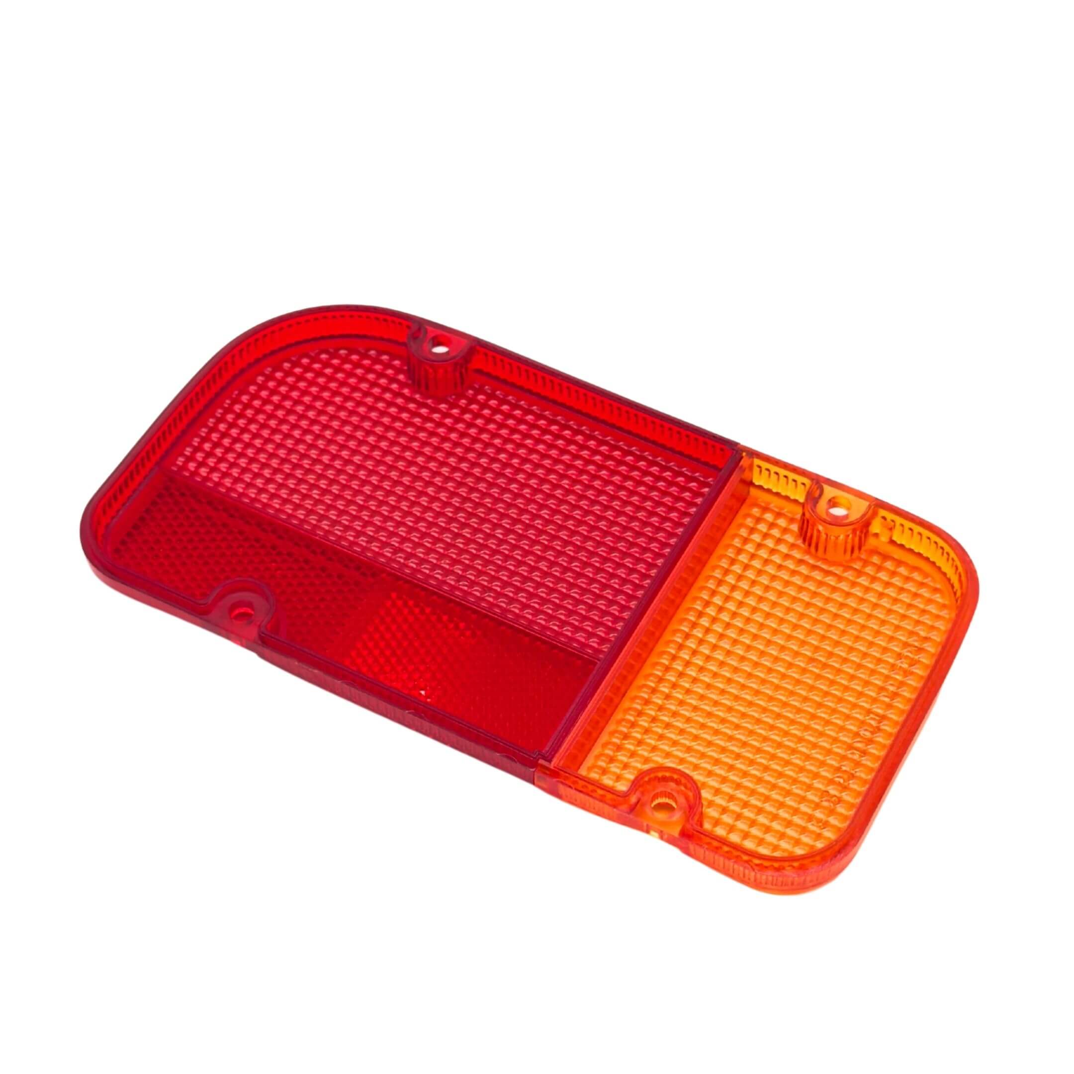 Tail Lamp Brake & Turn Signal Cover Set for Subaru Sambar Truck TT1, TT2 Models (1999-2012) featuring a red and amber design for the right side.