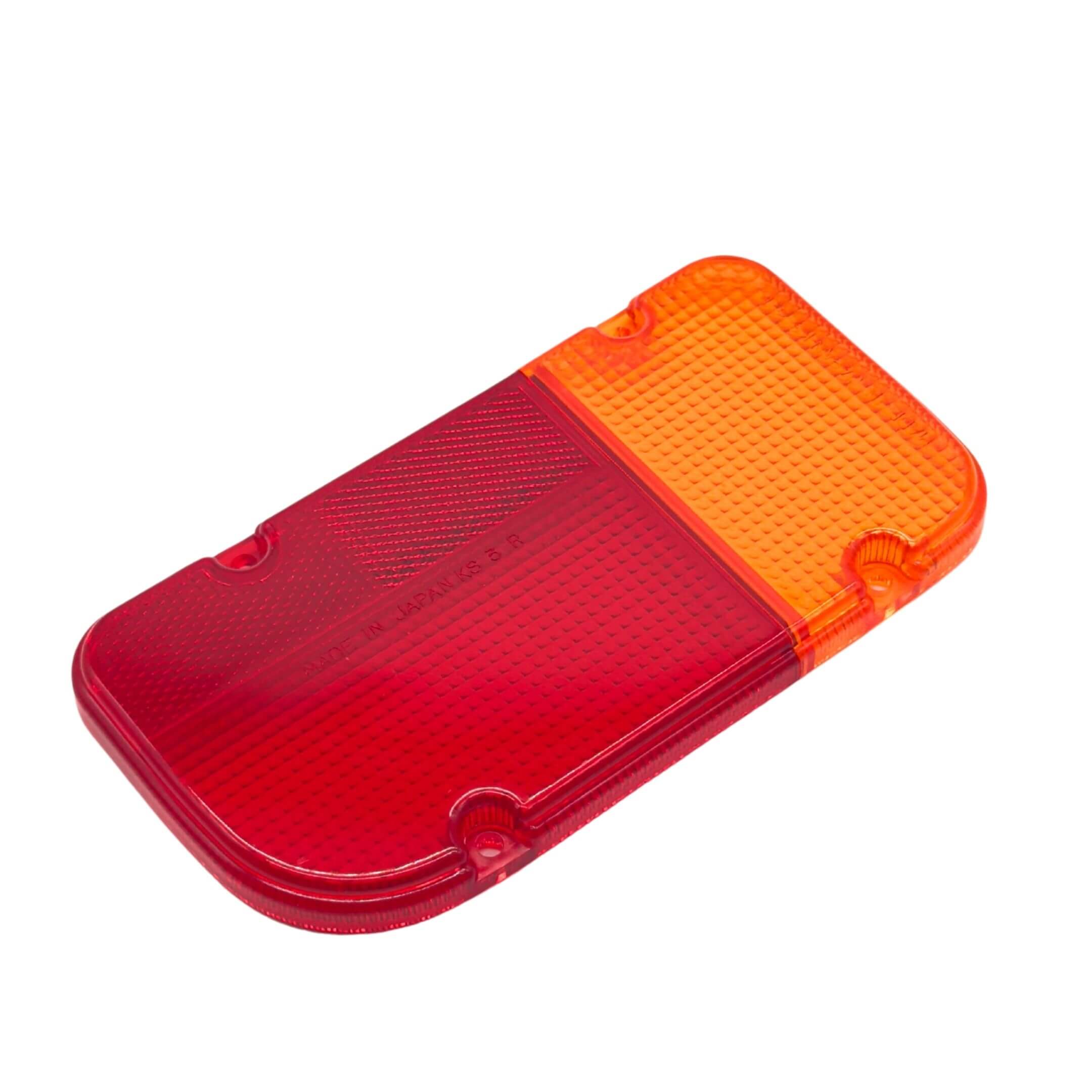 Tail Lamp Brake & Turn Signal Cover Set for Subaru Sambar Truck TT1, TT2 Models (1999-2012) featuring a red and amber design.