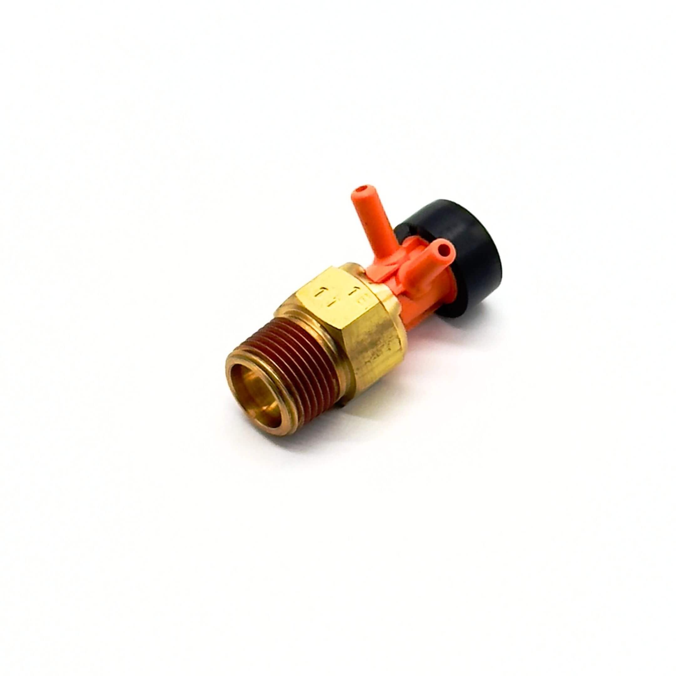 Thermo Valve (53°C) for Honda Acty Van Models HH3, HH4 (1990-1999) featuring a brass body with orange and black components.