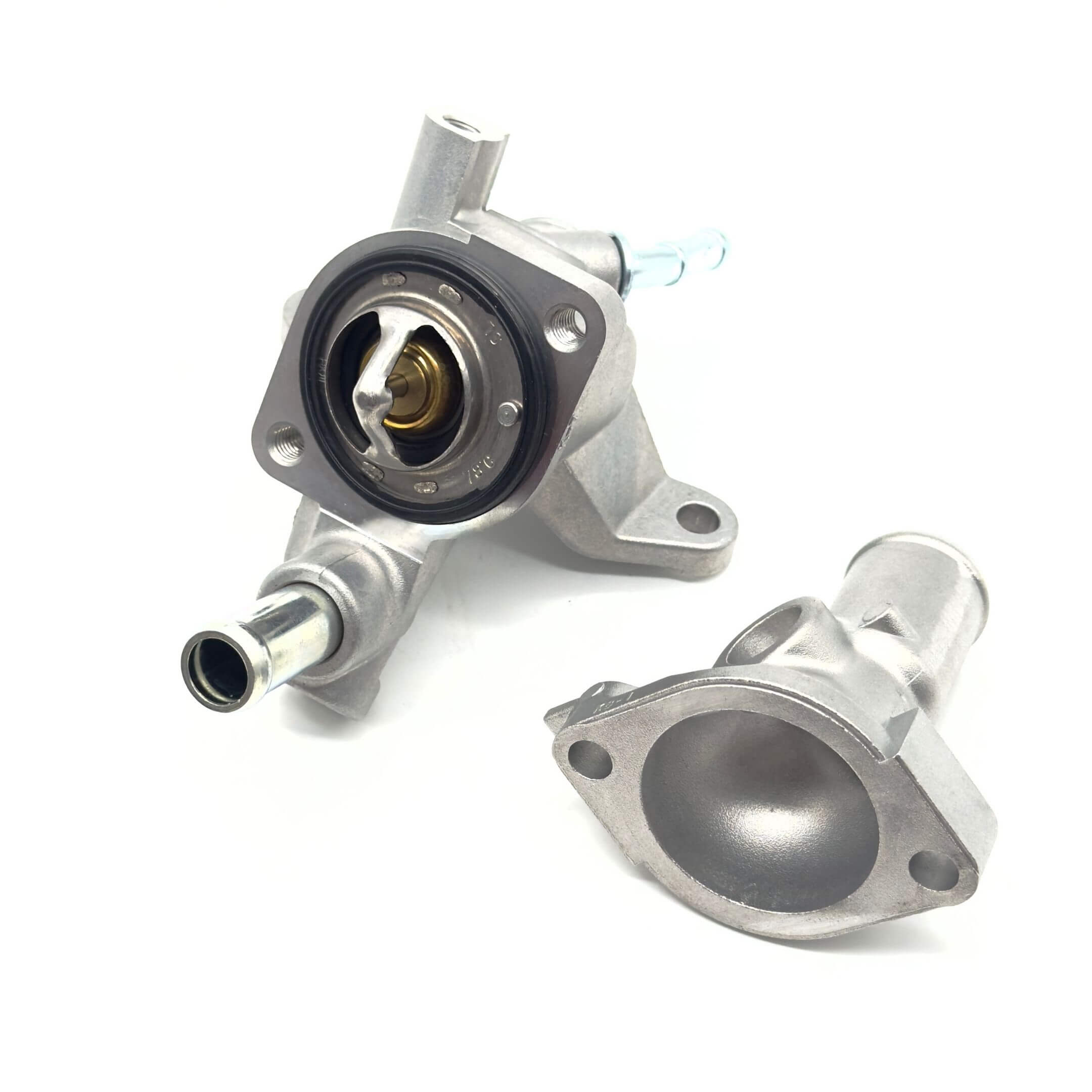 Thermostat & Housing Kit for Subaru Sambar Wagon TW1, TW2 Models (1999-2012) featuring durable metal construction and precise fit components.
