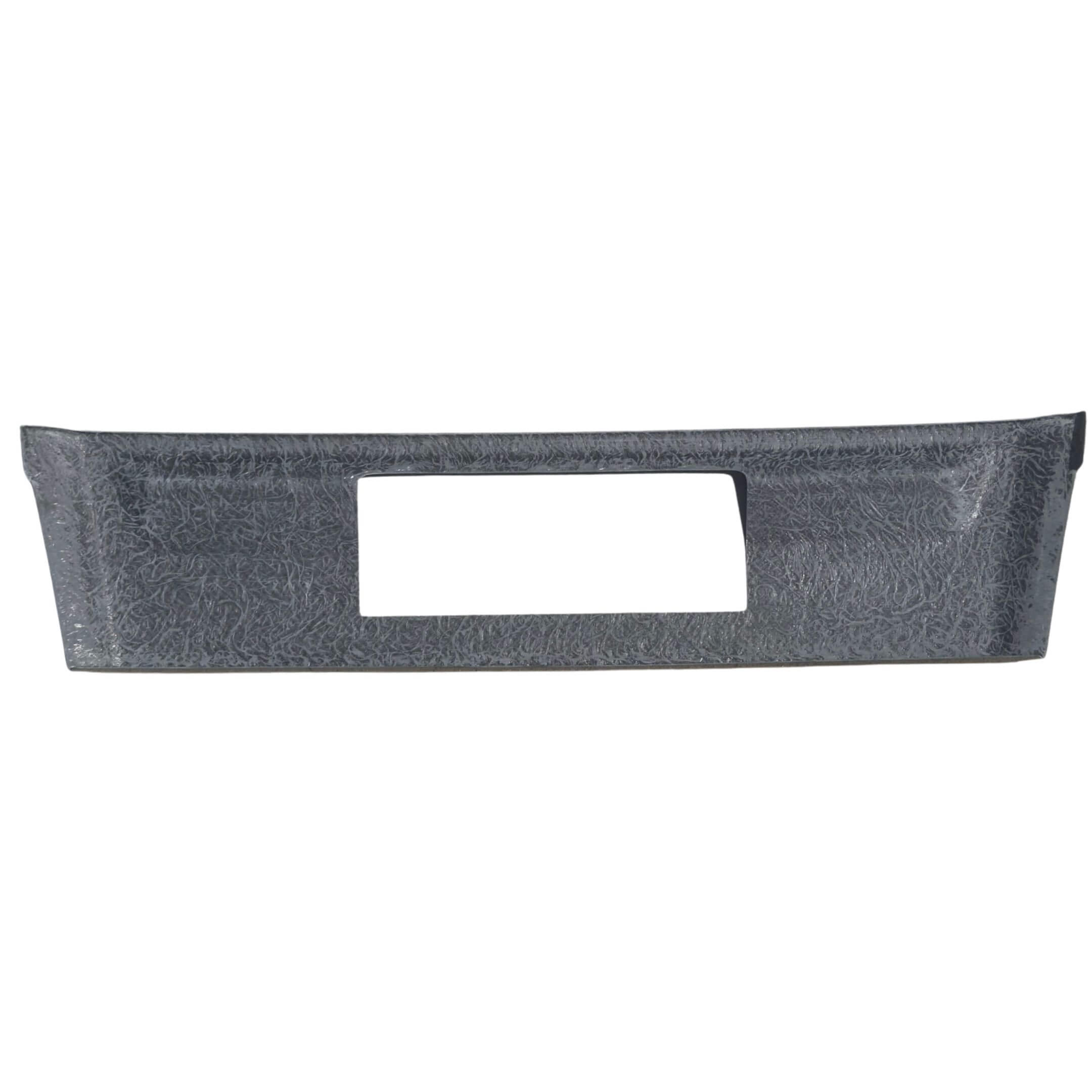 Front Bumper Carbon Fiber Cover by Zero Auto for Subaru Sambar Truck TT1, TT2 Models (2009-2012) featuring a sleek, textured design.