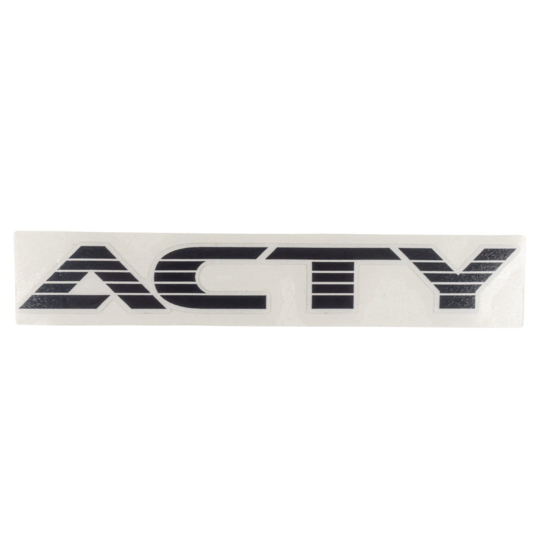 High-quality Honda Acty Replica Decals in OEM Grey displayed on a White background - Perfect for JDM Mini Truck customization and upgrades