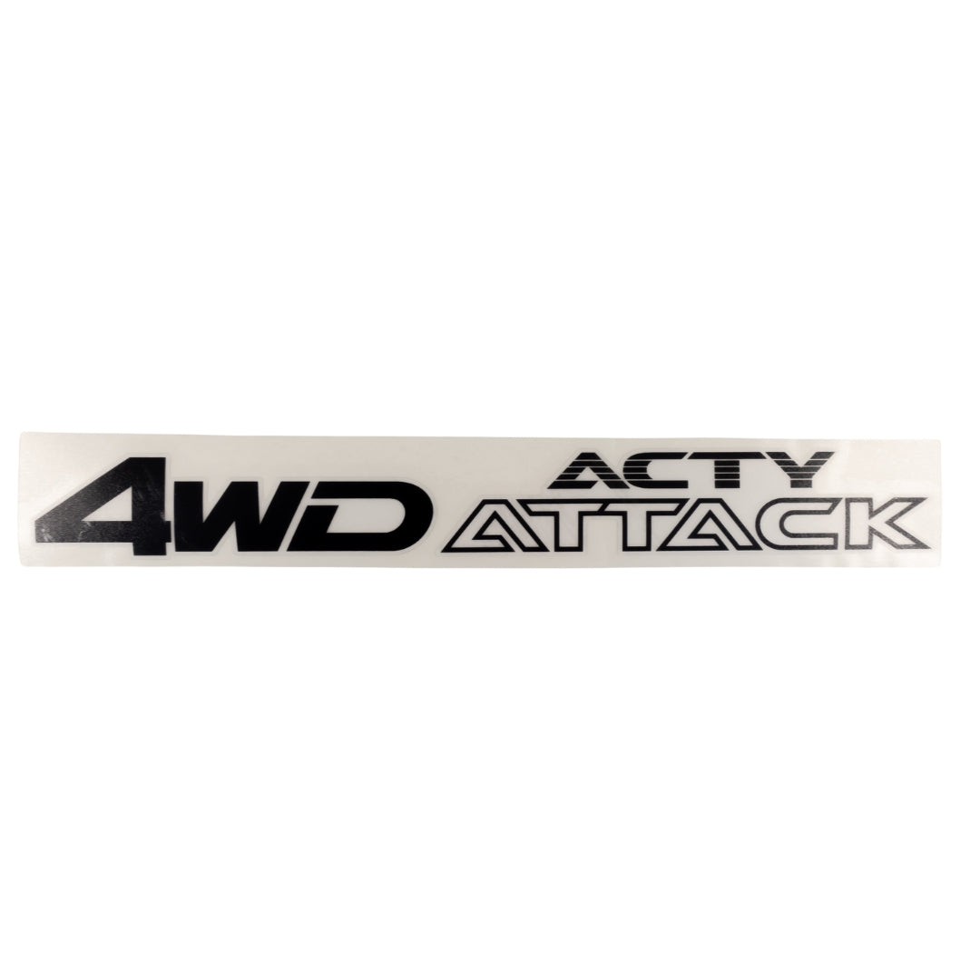 Replica Acty Attack 4WD Decal - Honda Acty Truck HA3, HA4 Models  (1990-1999) - OEM Grey, White And Red - Premium Quality Mini Truck / Kei  Truck Decal
