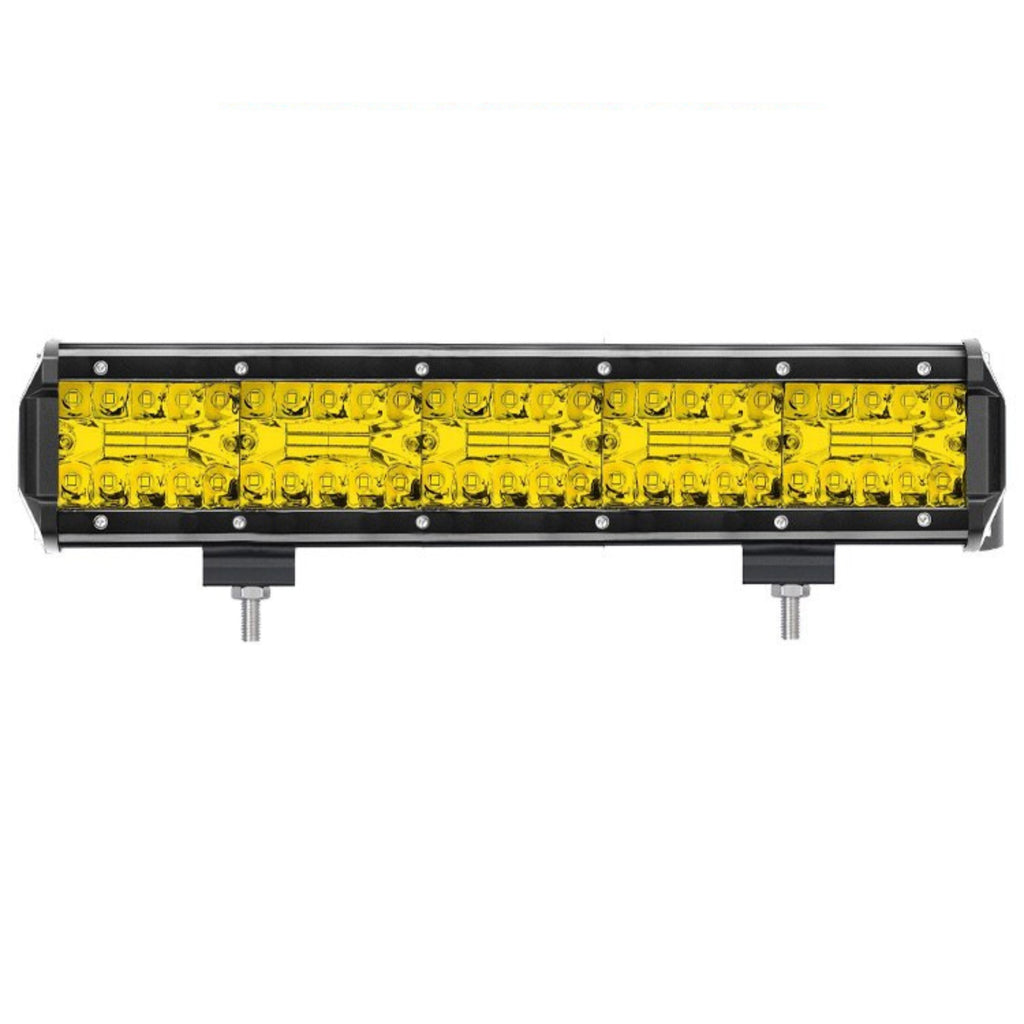 15" 300W Yellow LED Light Bar - High-Powered Illumination for Kei Trucks and Off-Road Adventures