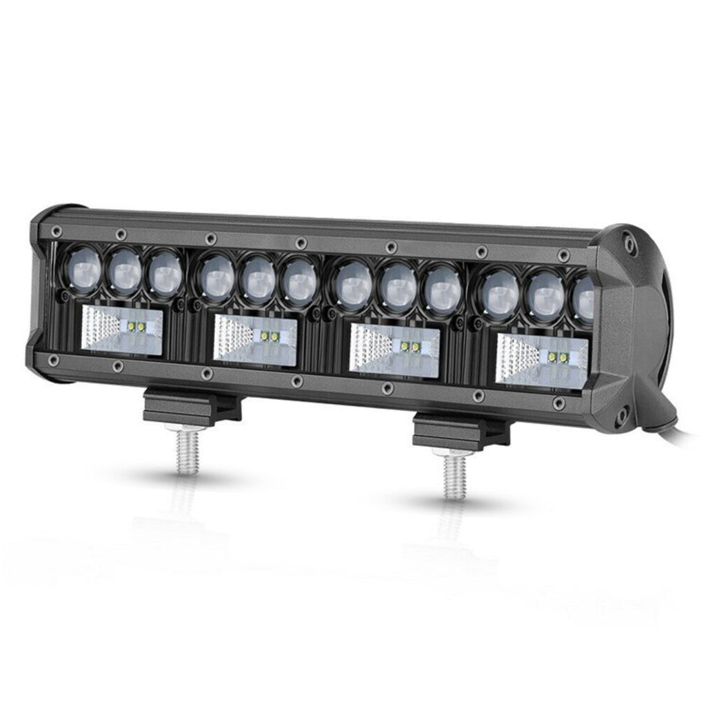 Powerful 11.8" 200W LED Yellow Light Bar - Perfect Addition to JDM Mini Trucks - 6000K Color Temperature
