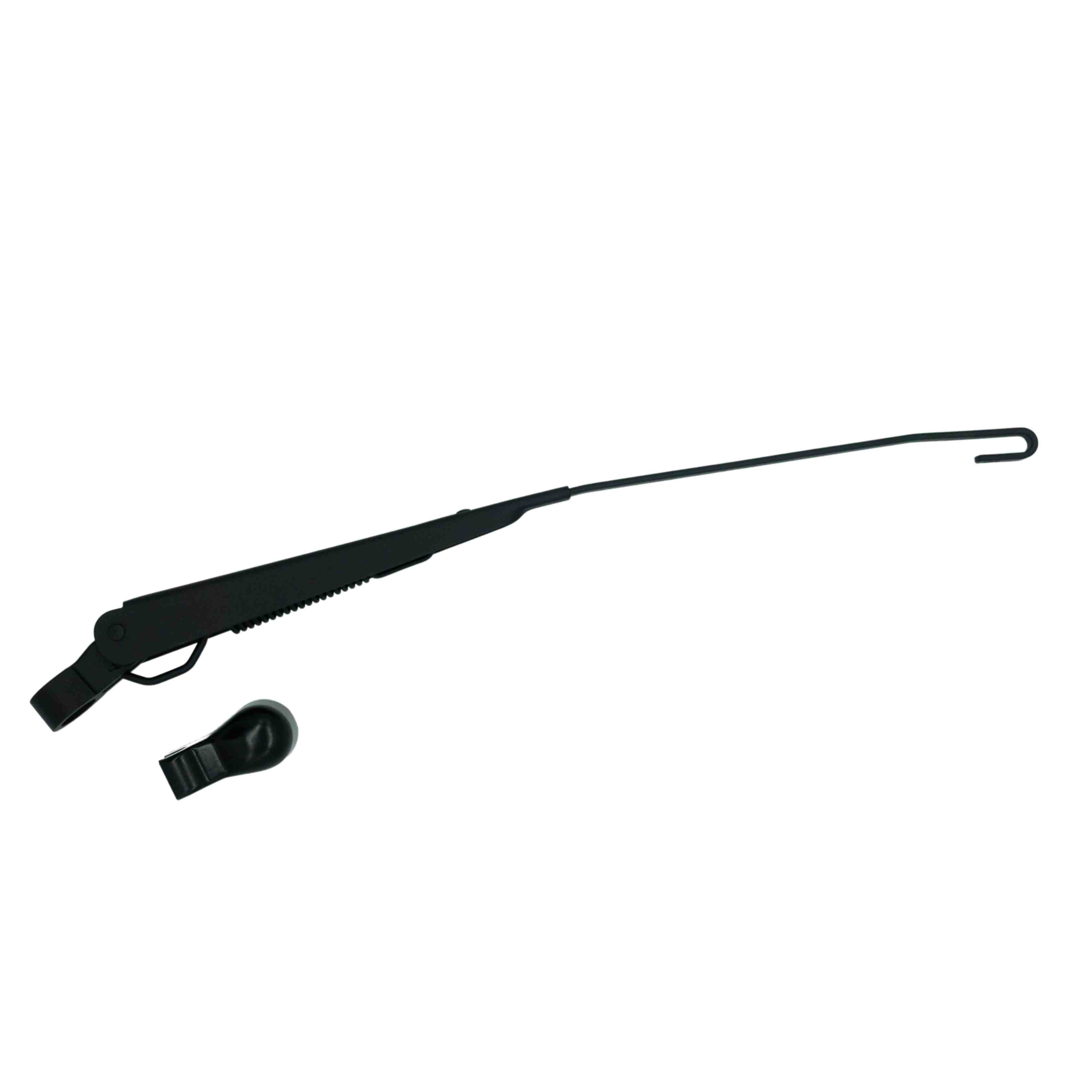 Detailed view of passenger side wiper arm with cap for Honda Acty Truck HA1, HA2, HA3, HA4 models (1990-1999) - high-quality replacement