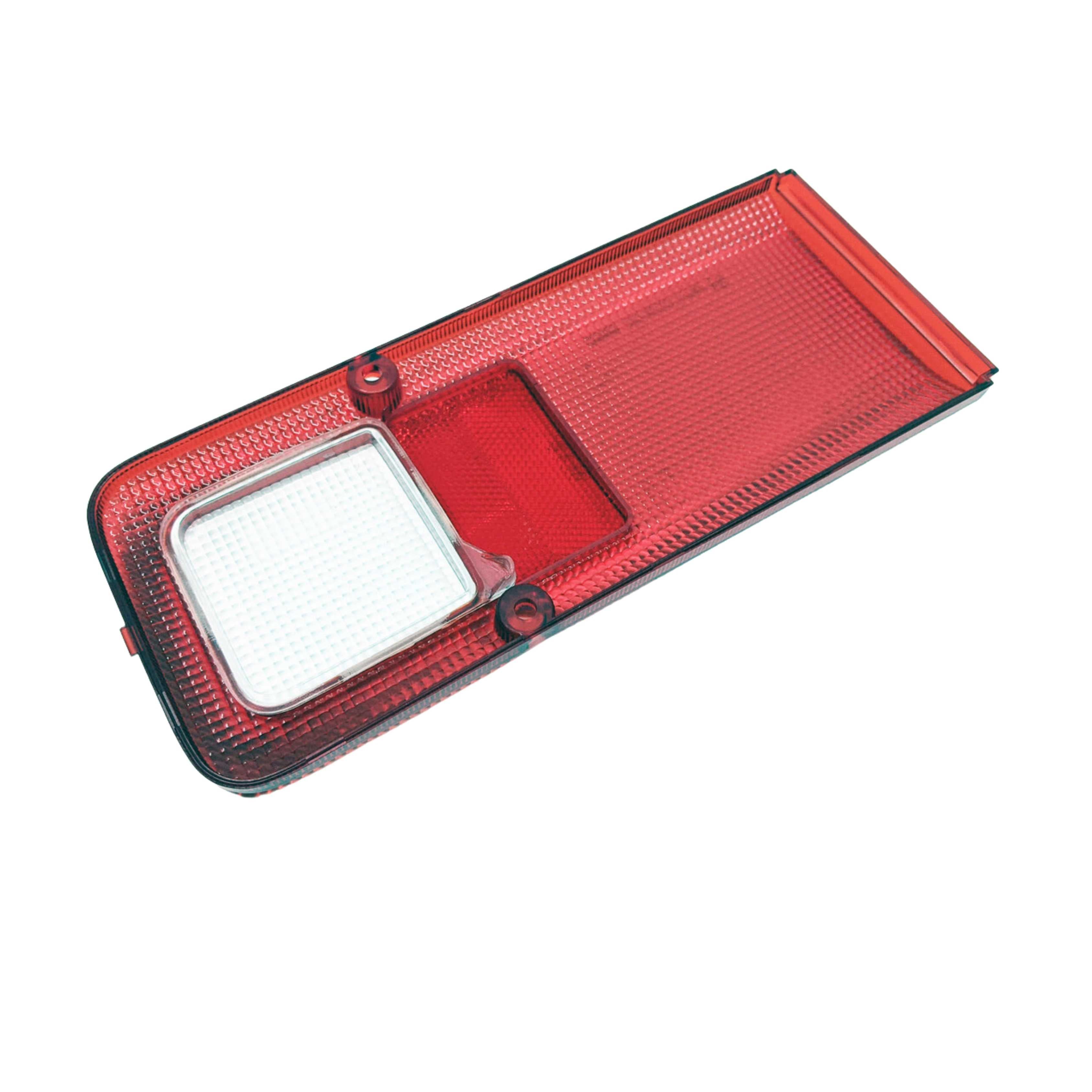 Rear right brake tail light lens for Honda Acty Truck HA3, HA4 models (1990-1999) - detailed view showing red and clear sections