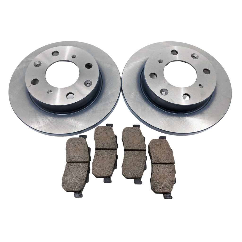 Honda Acty Truck HA3/HA4 '90-'99 Front Brake Pads and Rotors Set for Peak Performance and Reliable Stopping Power, available at Oiwa Garage